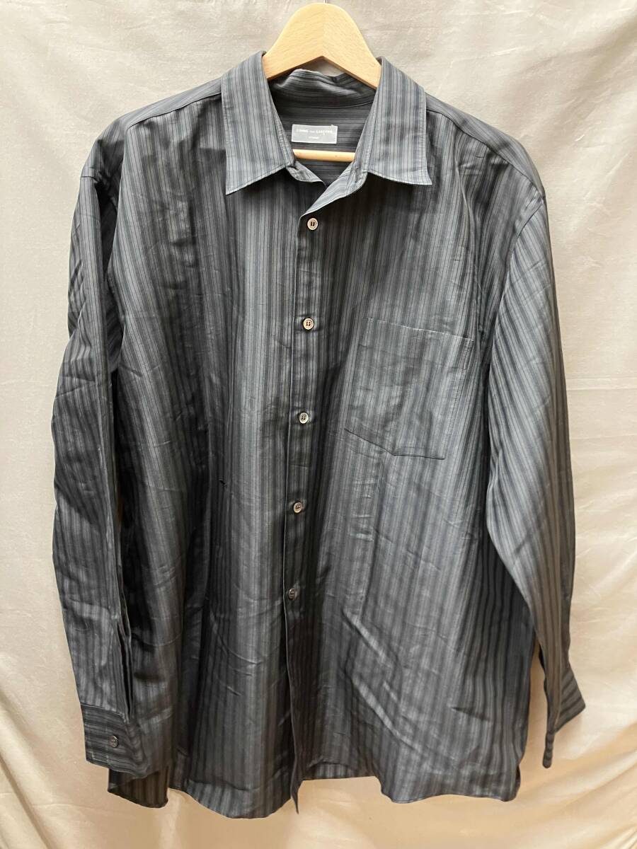 Comme Des Garcons Homme Striped Long Sleeve Shirt