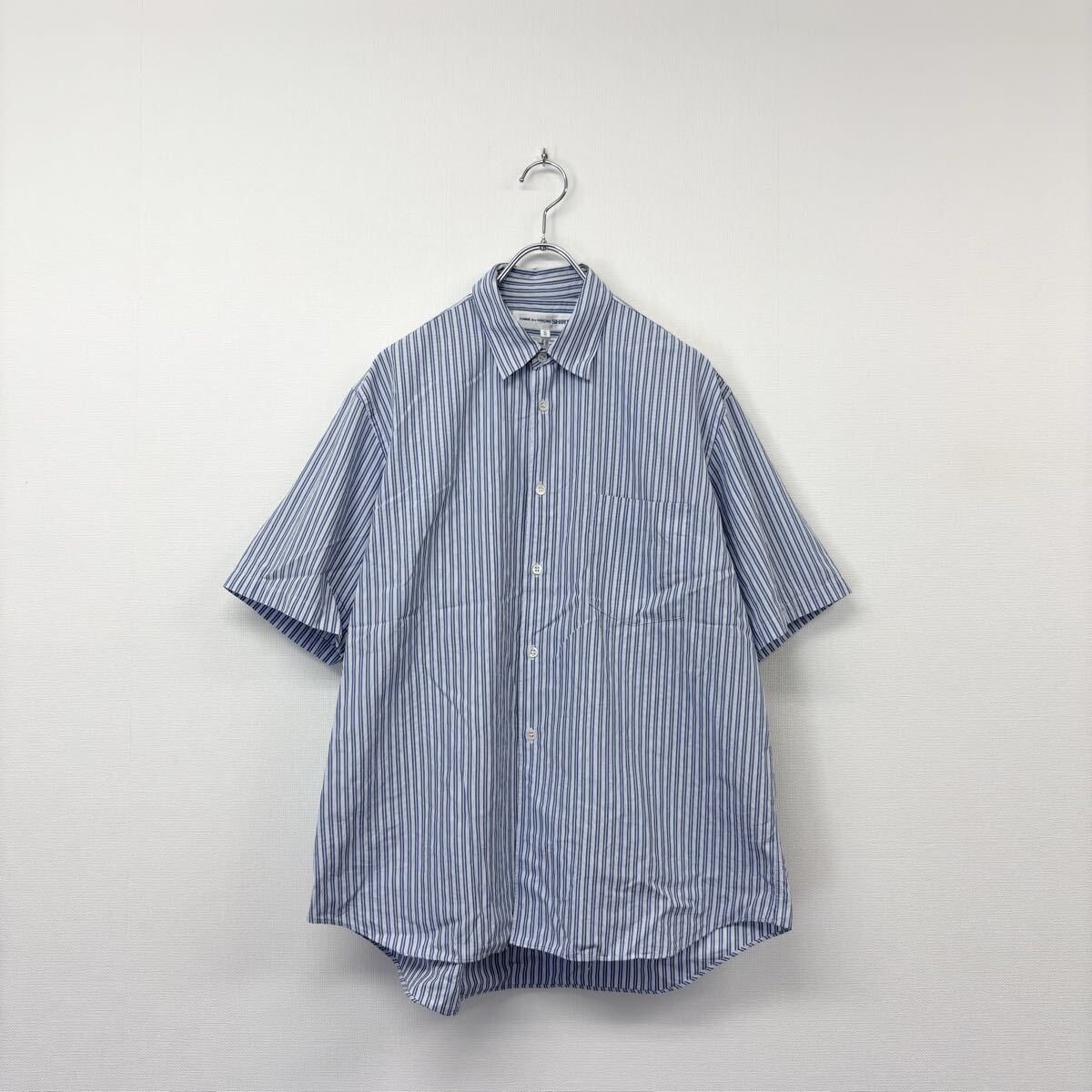 Comme des Garcons Shirt Striped Poplin Shirt