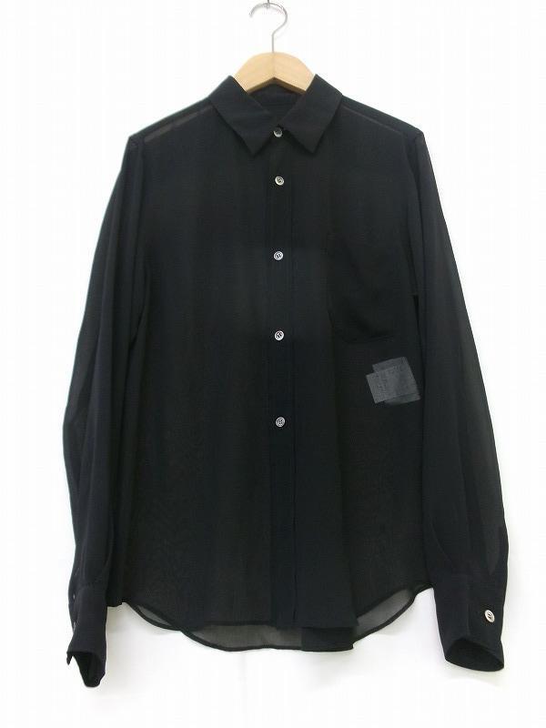 Comme Des Garcons Robe De Chambre Sheer Shirt
