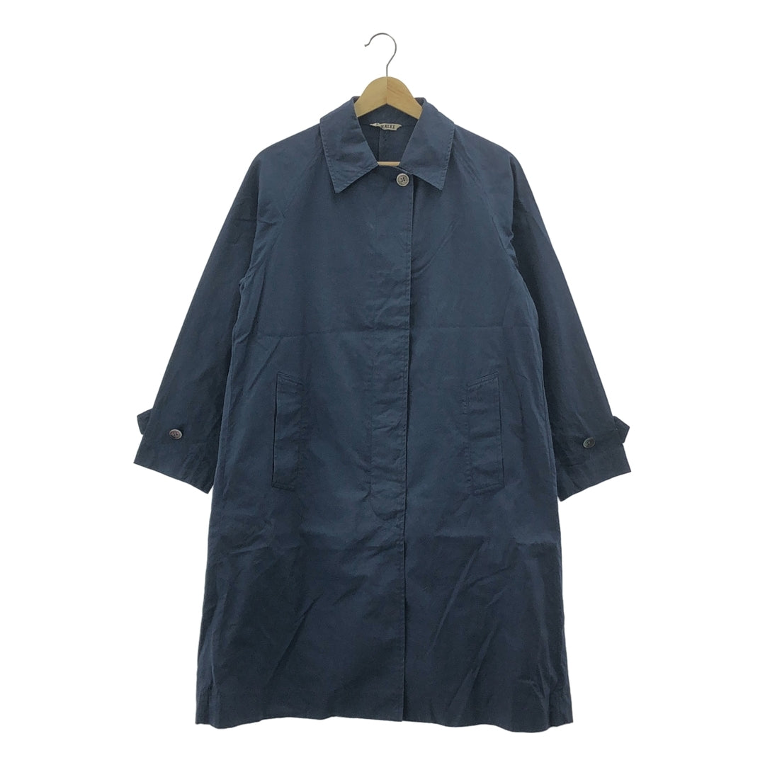Auralee Cotton Balmacaan Coat