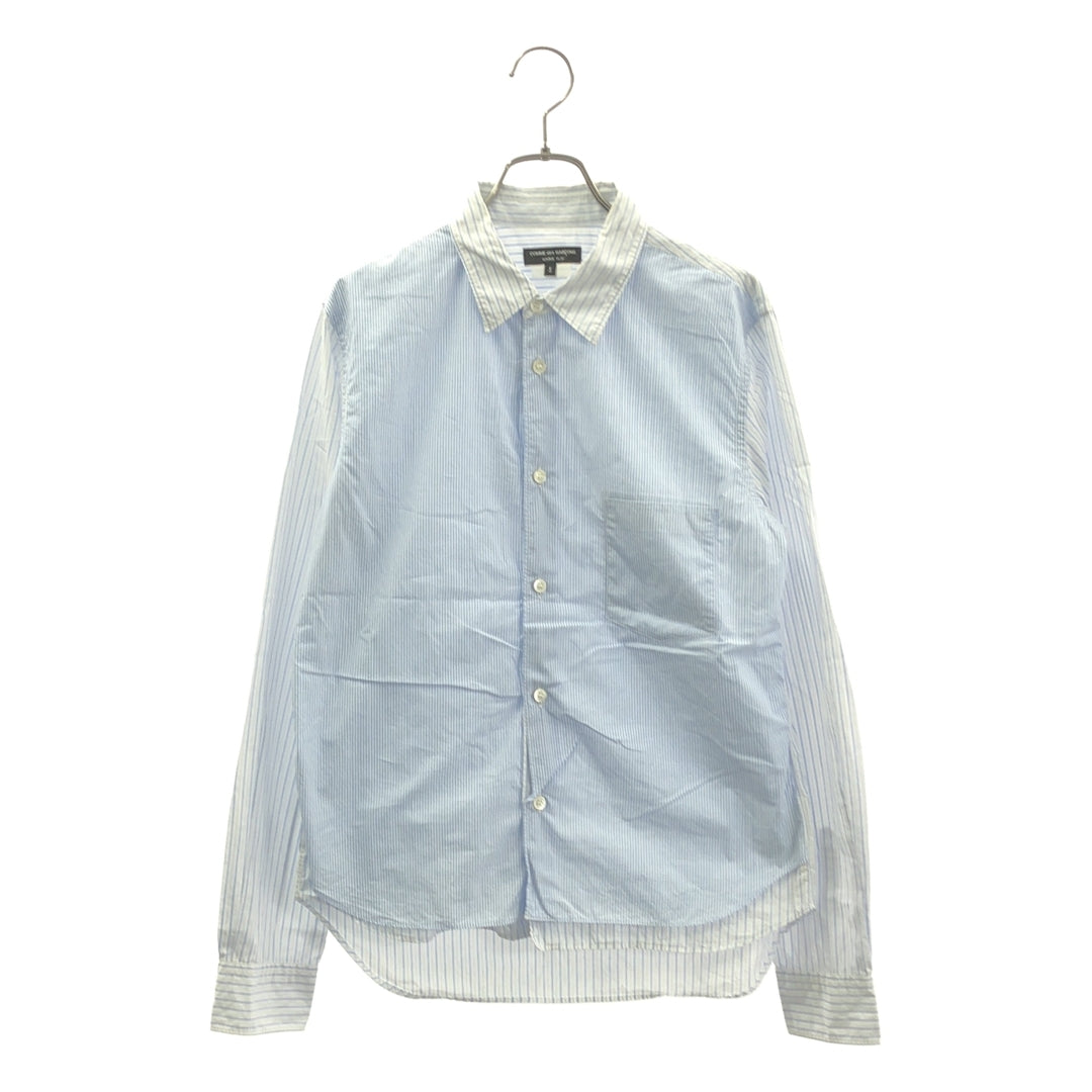 Comme Des Garcons Homme Plus Striped Panel Cotton Shirt