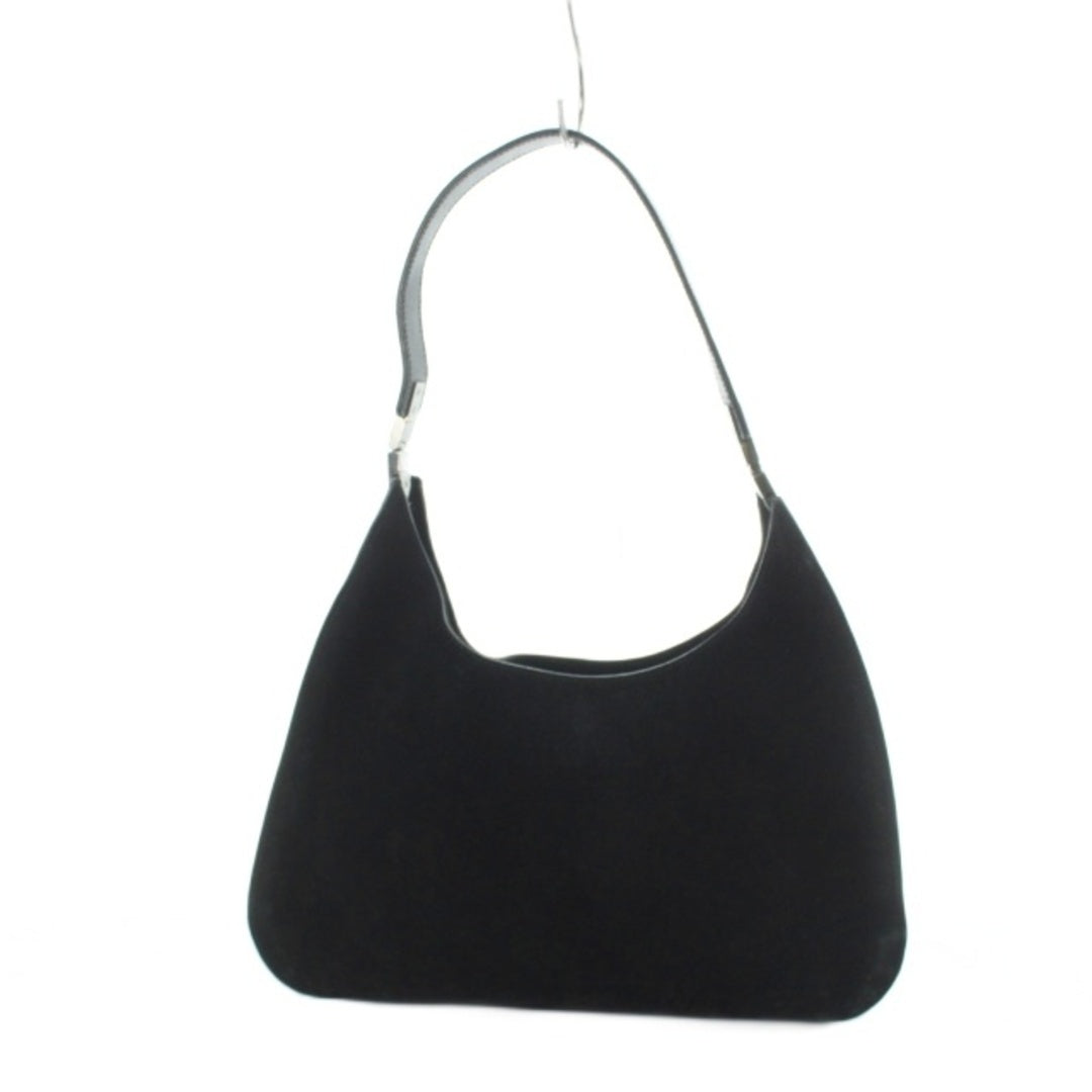 Gucci Leather Strap Shoulder Suede Bag