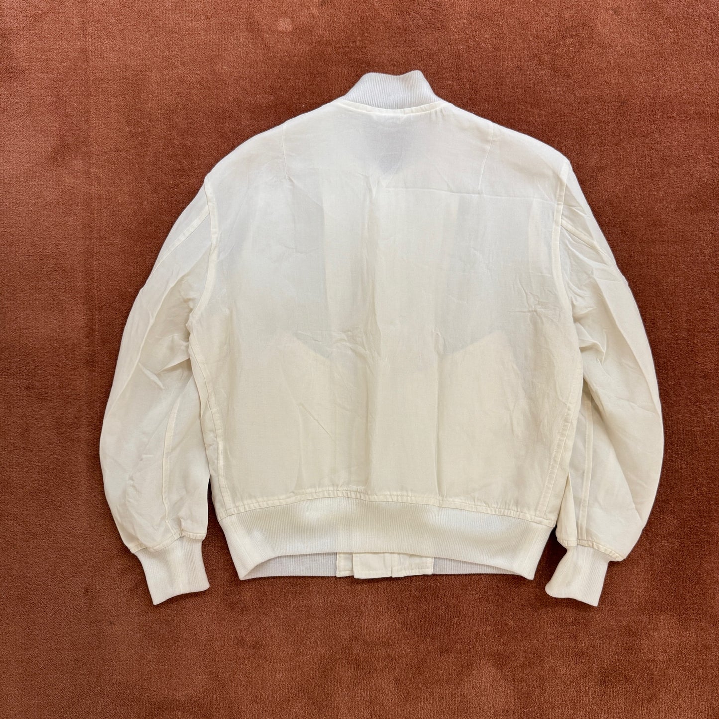 Auralee Silk Triple Cloth Zip Jacket
