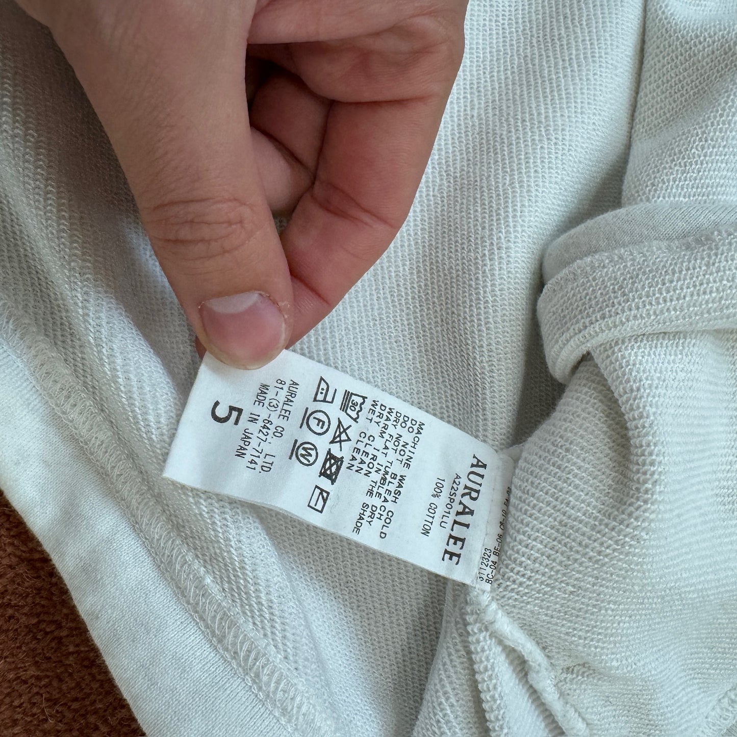 Auralee Sweatshirt Parka