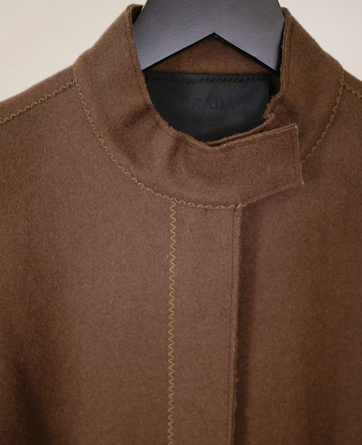 Prada Vintage Wool Riders Coat