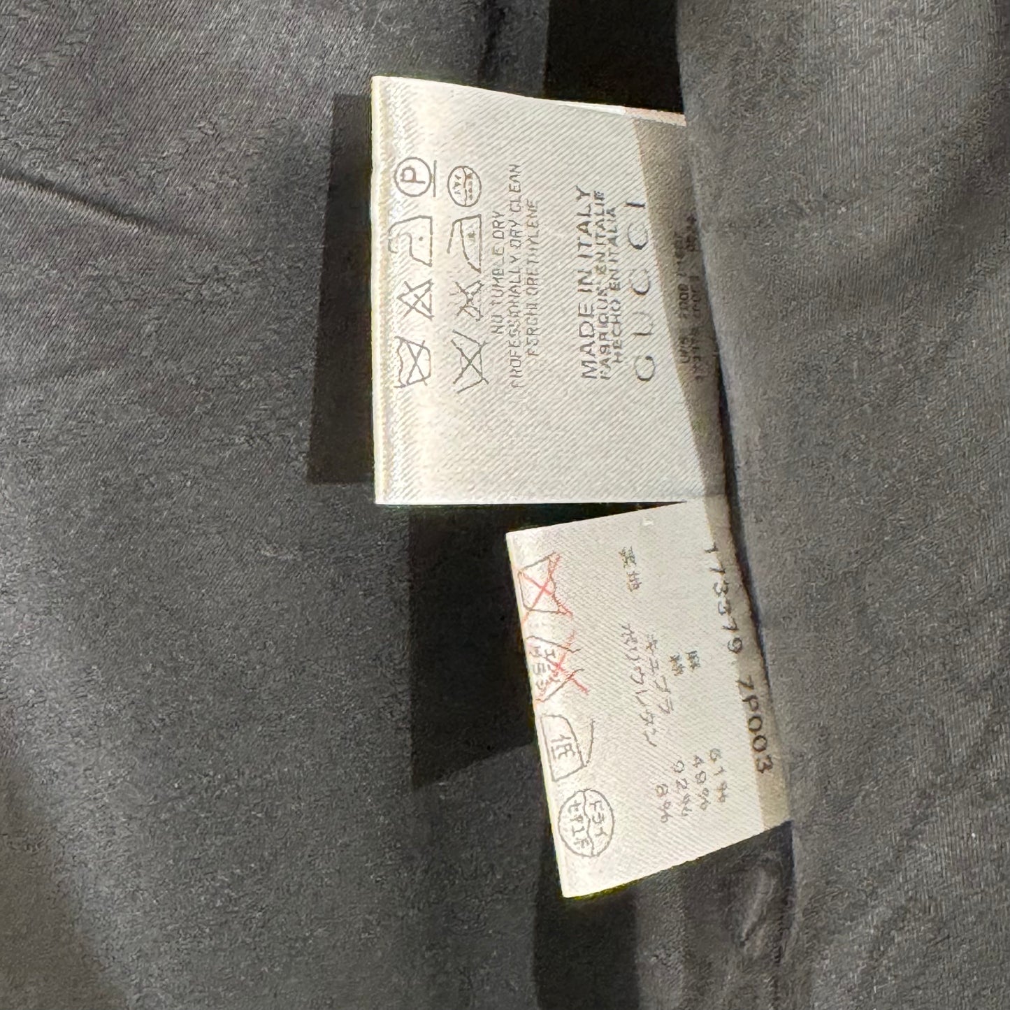 Gucci Cotton Bamboo Brooch Jacket 2006