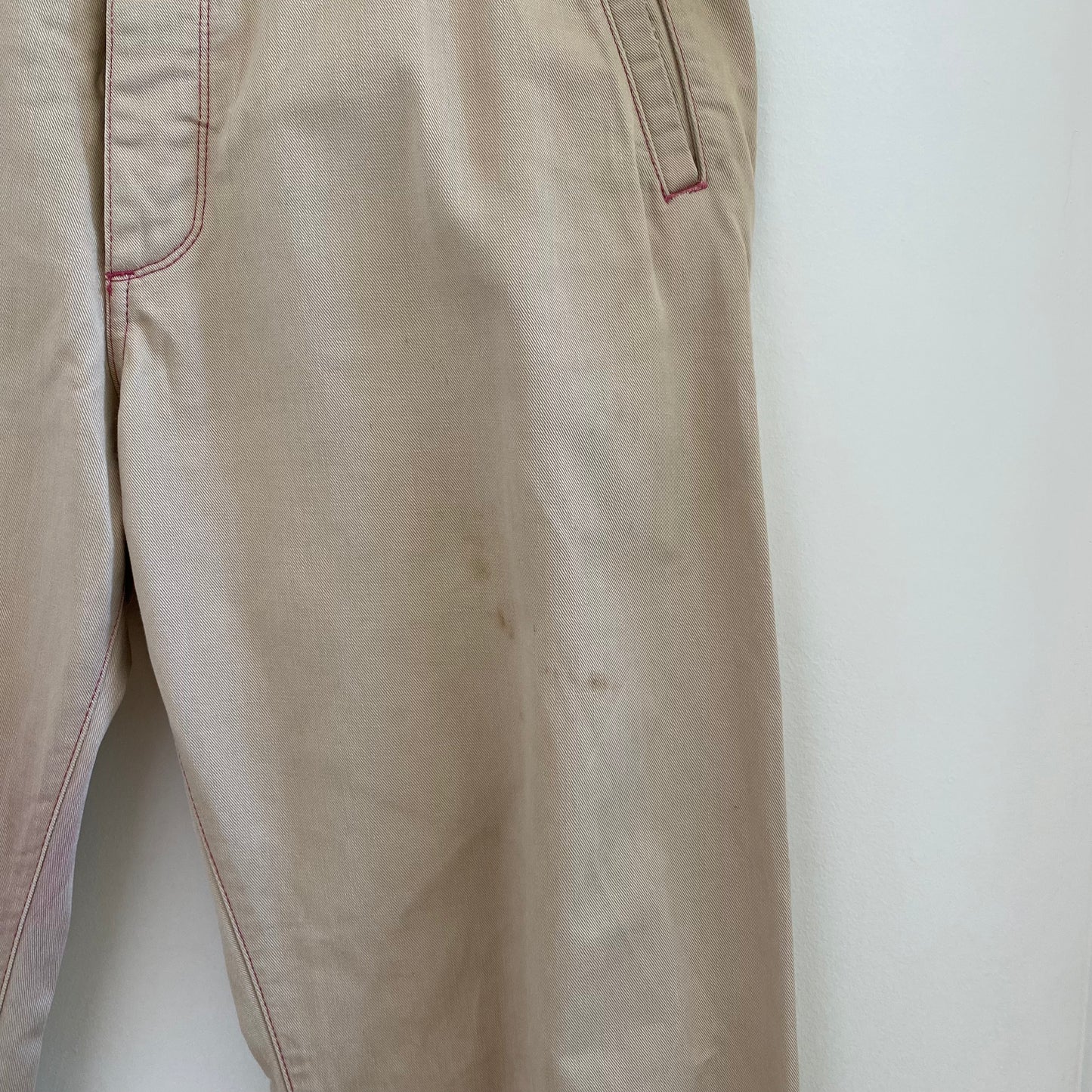 Comme des Garcons 2008 Contrast Stitch Work Pant