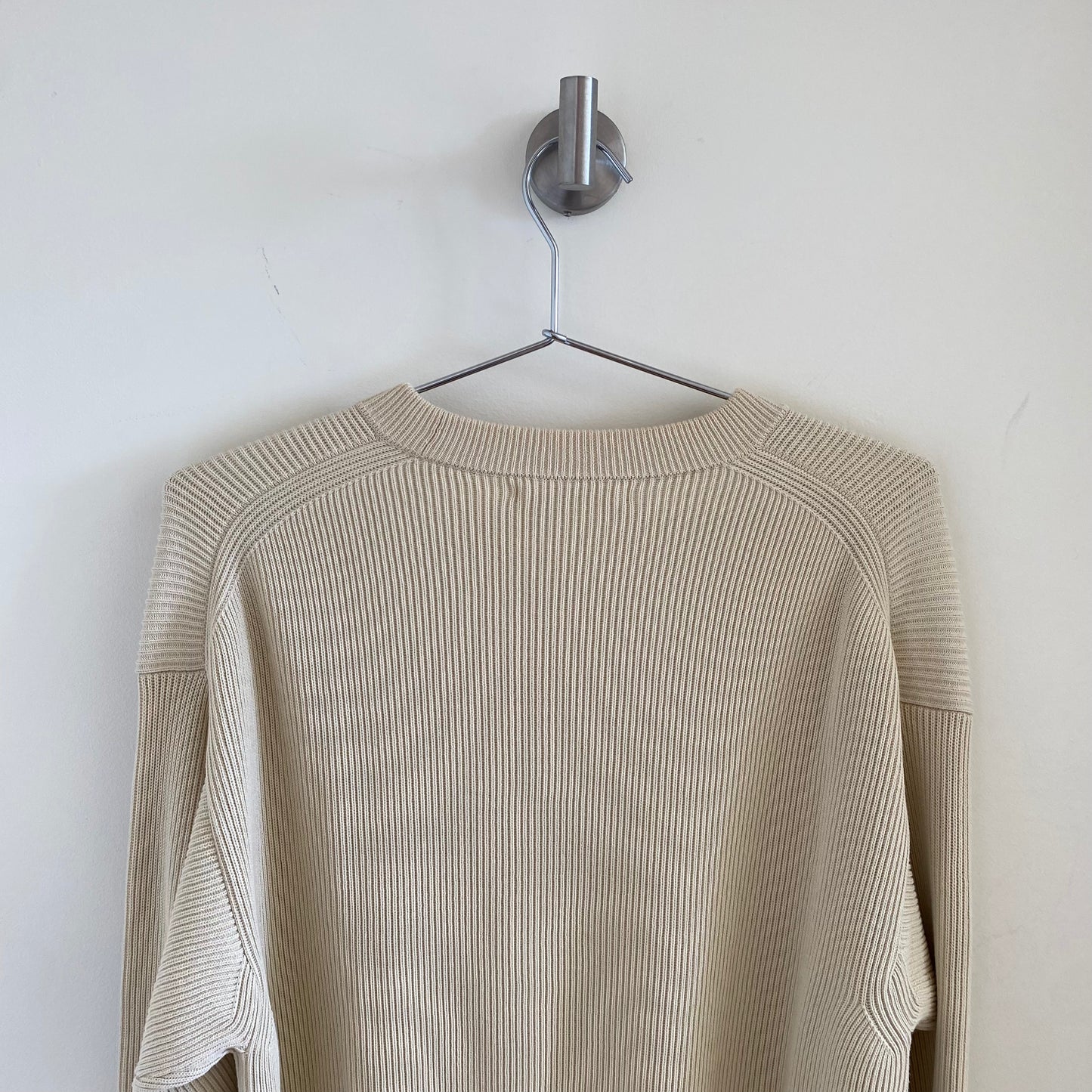 Auralee Ribbed Hard Twist Sweater