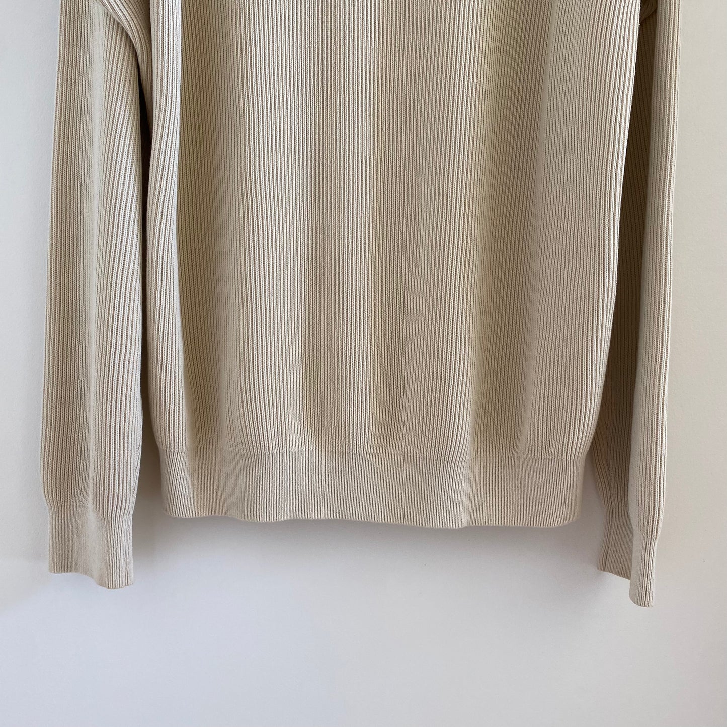 Auralee Ribbed Hard Twist Sweater