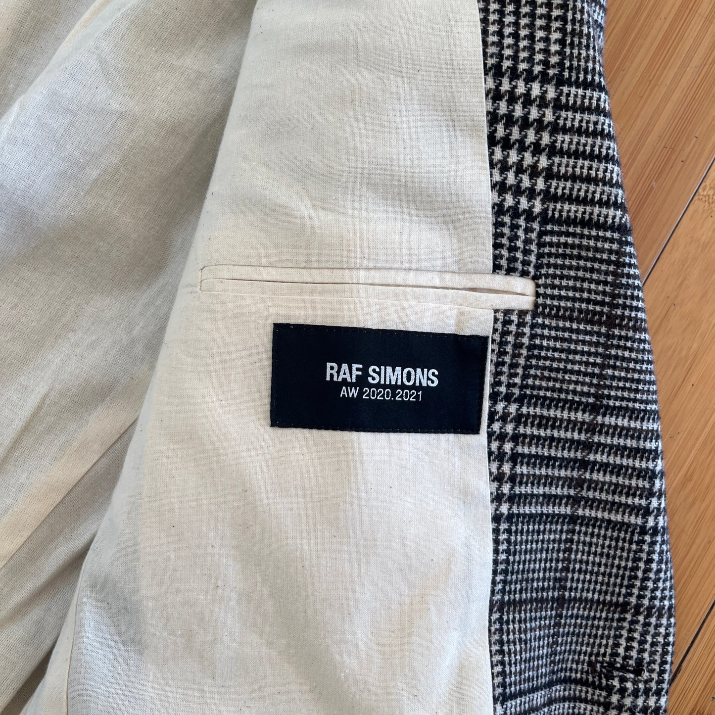 Raf Simons Herringbone Coat