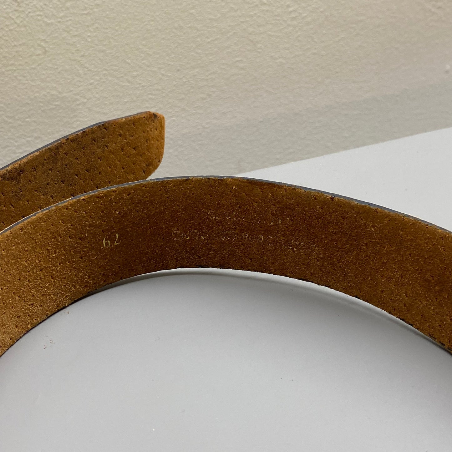 Comme des Garçons Homme Plus Cracked Leather Belt