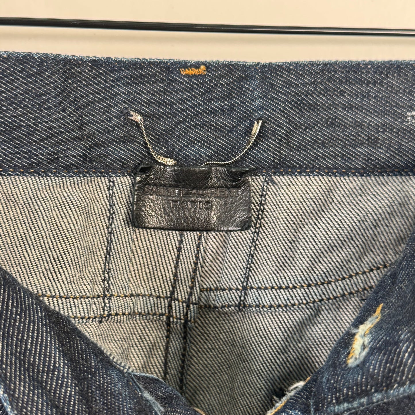 Saint Laurent Paris Skinny Denim Pants
