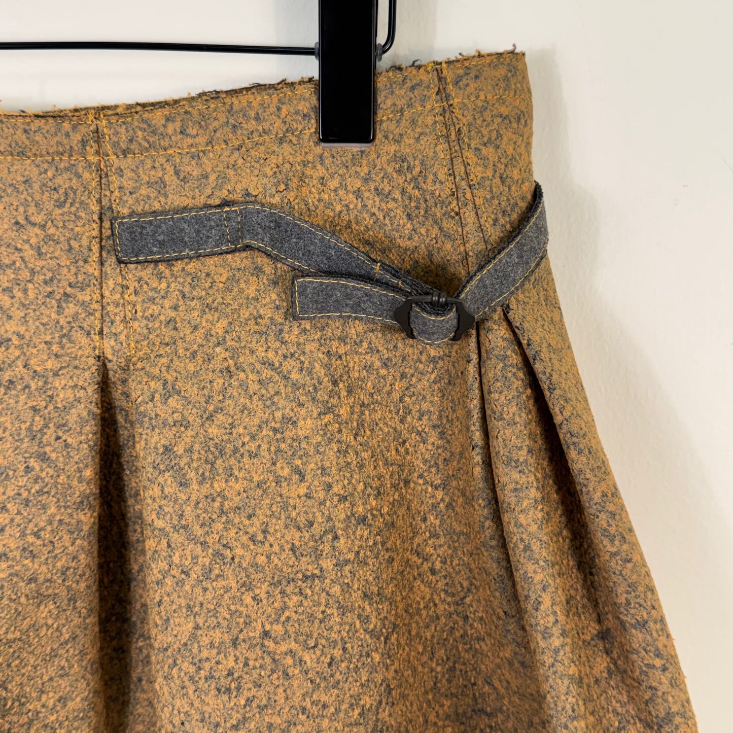 Issey Miyake Me Two-Tone Skirt