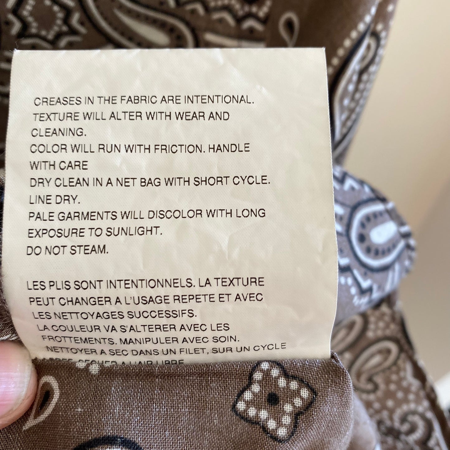 Comme des Garcons Junya Watanabe Man 2003 Paisley Shirt