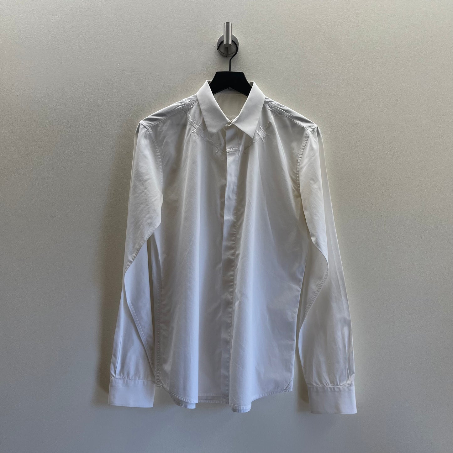 Givenchy by Tischi 2016 Barbed Wire Button-Up Shirt
