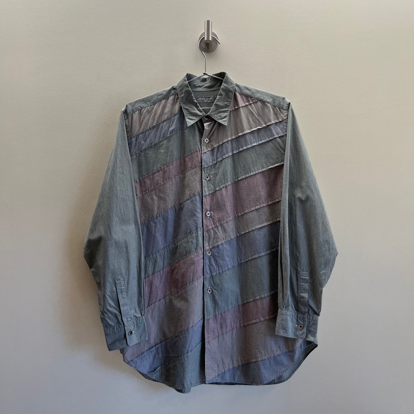Comme des Garcons Homme 2001 Diagonal Patch Shirt