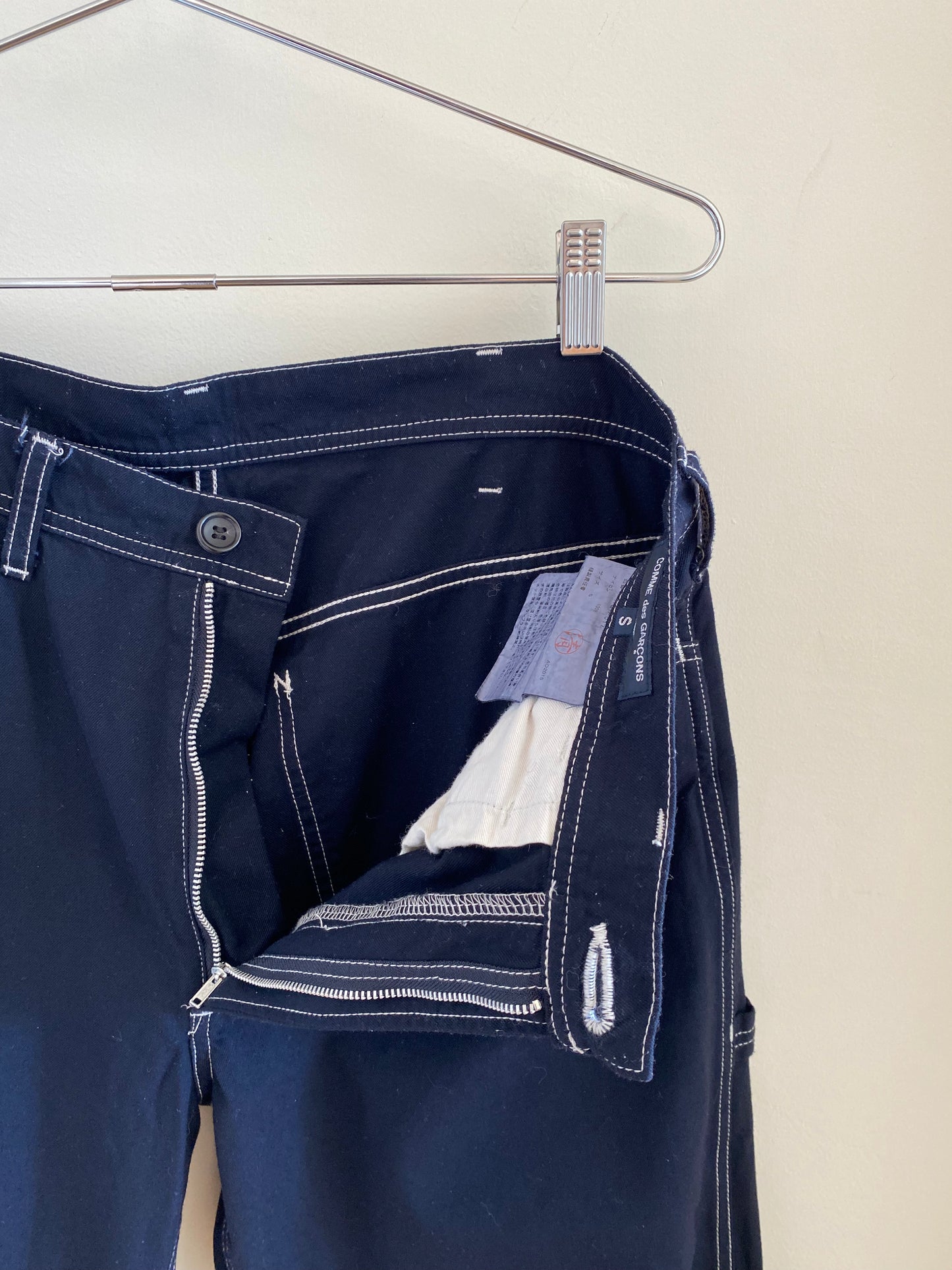 Comme des Garçons Contrast Painter Pants