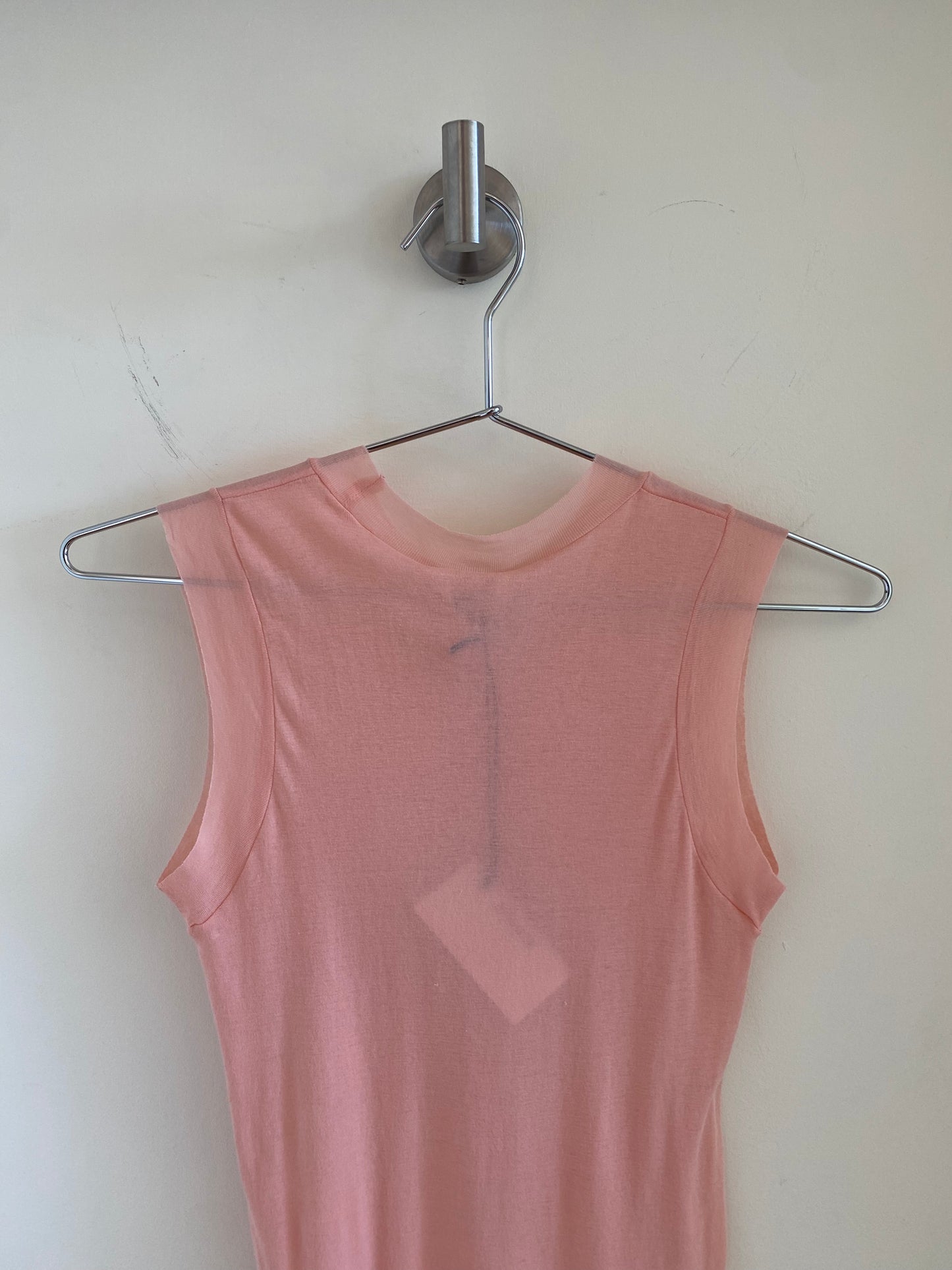 Auralee High Guage Sheer Pink Tank