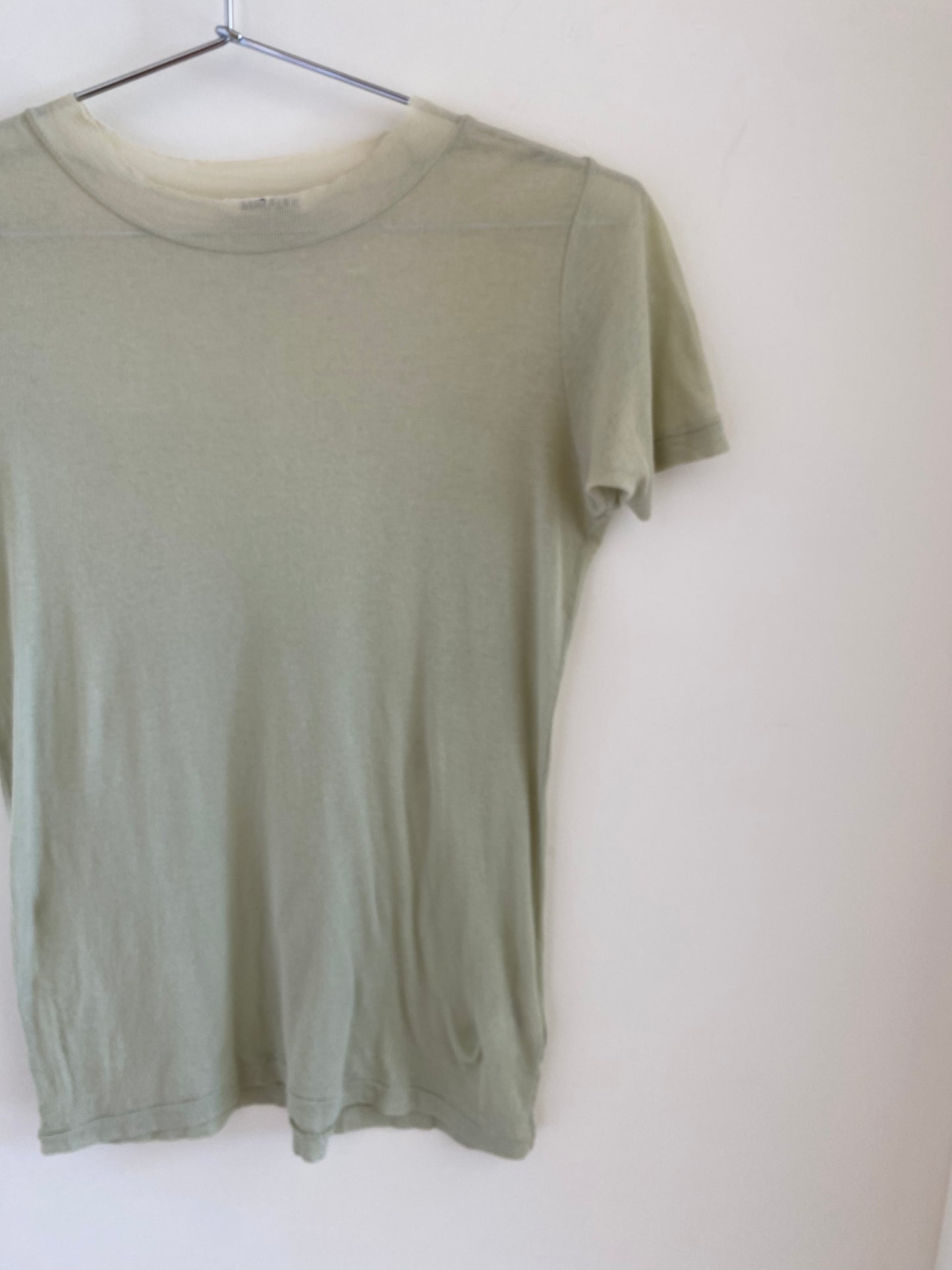 Auralee High Guage Sheer Rib Tee