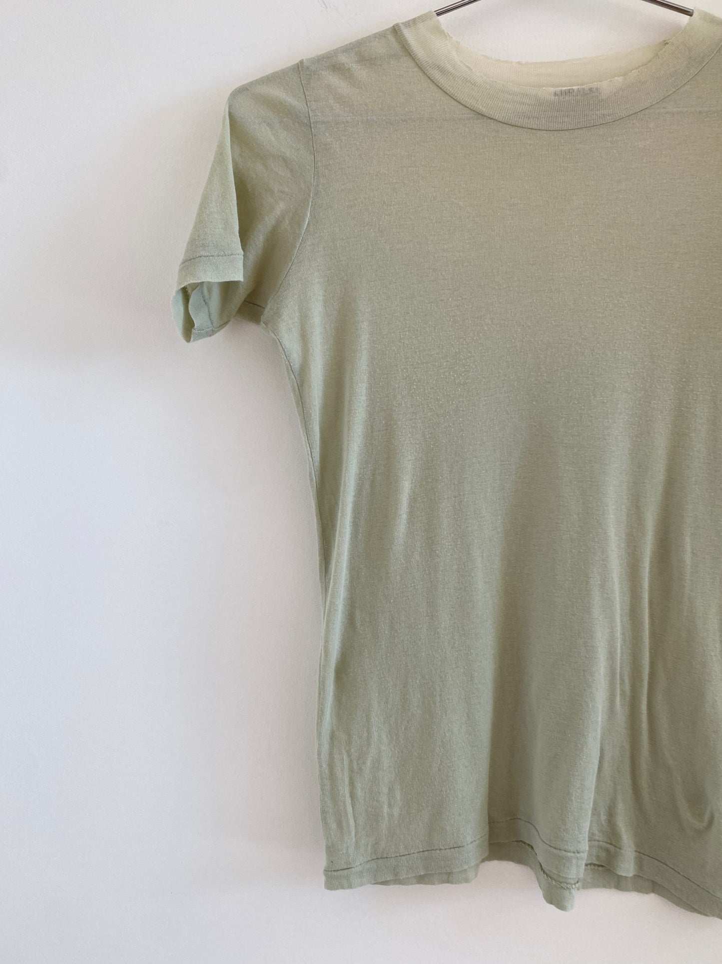 Auralee High Guage Sheer Rib Tee