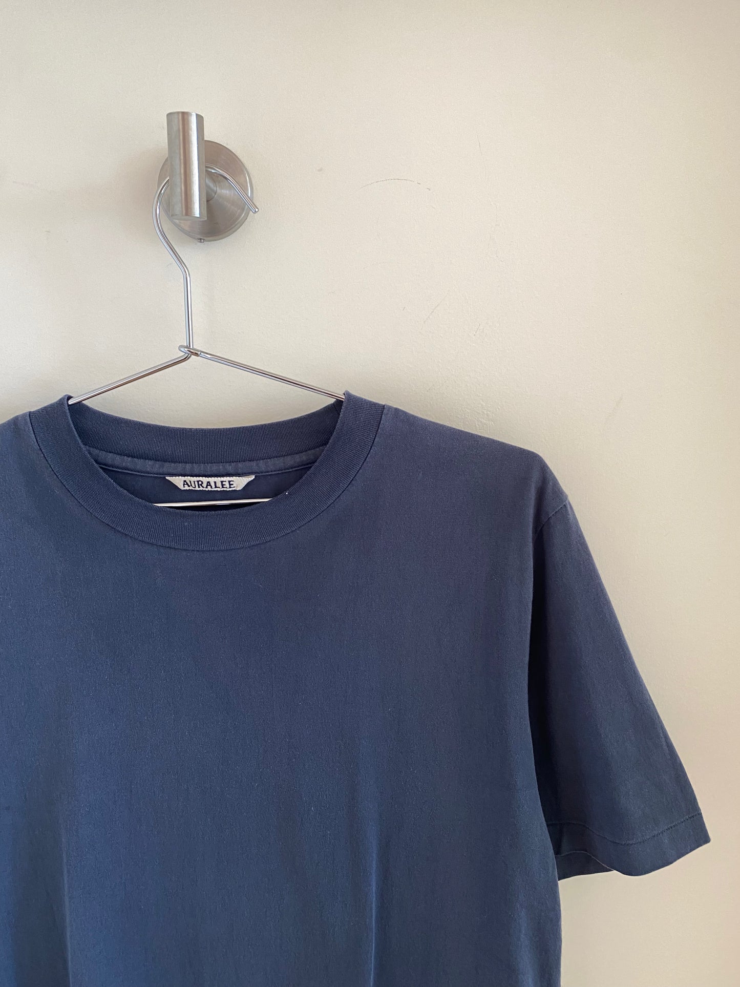 Auralee Standard Tee Gray