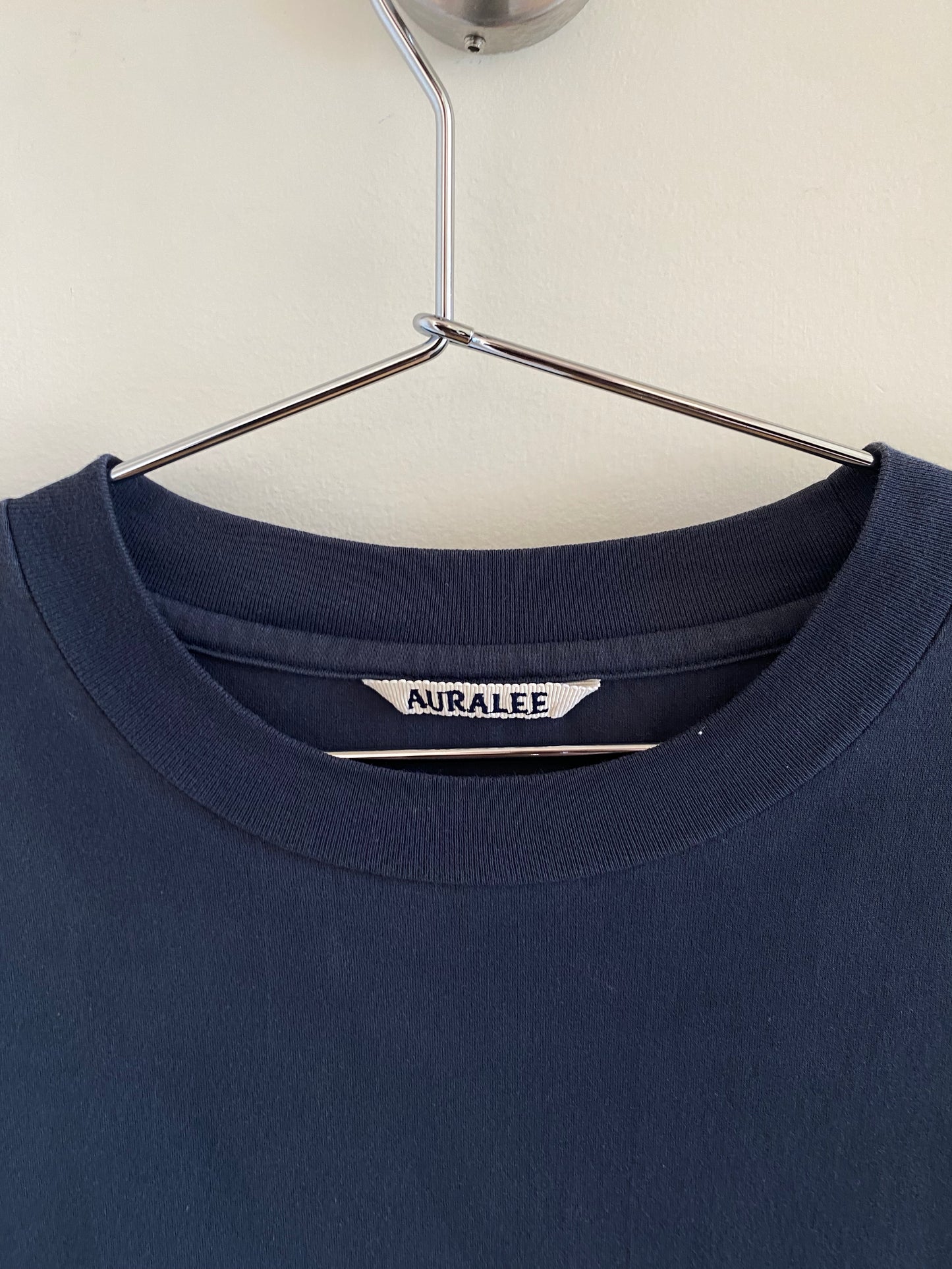 Auralee Standard Tee Gray
