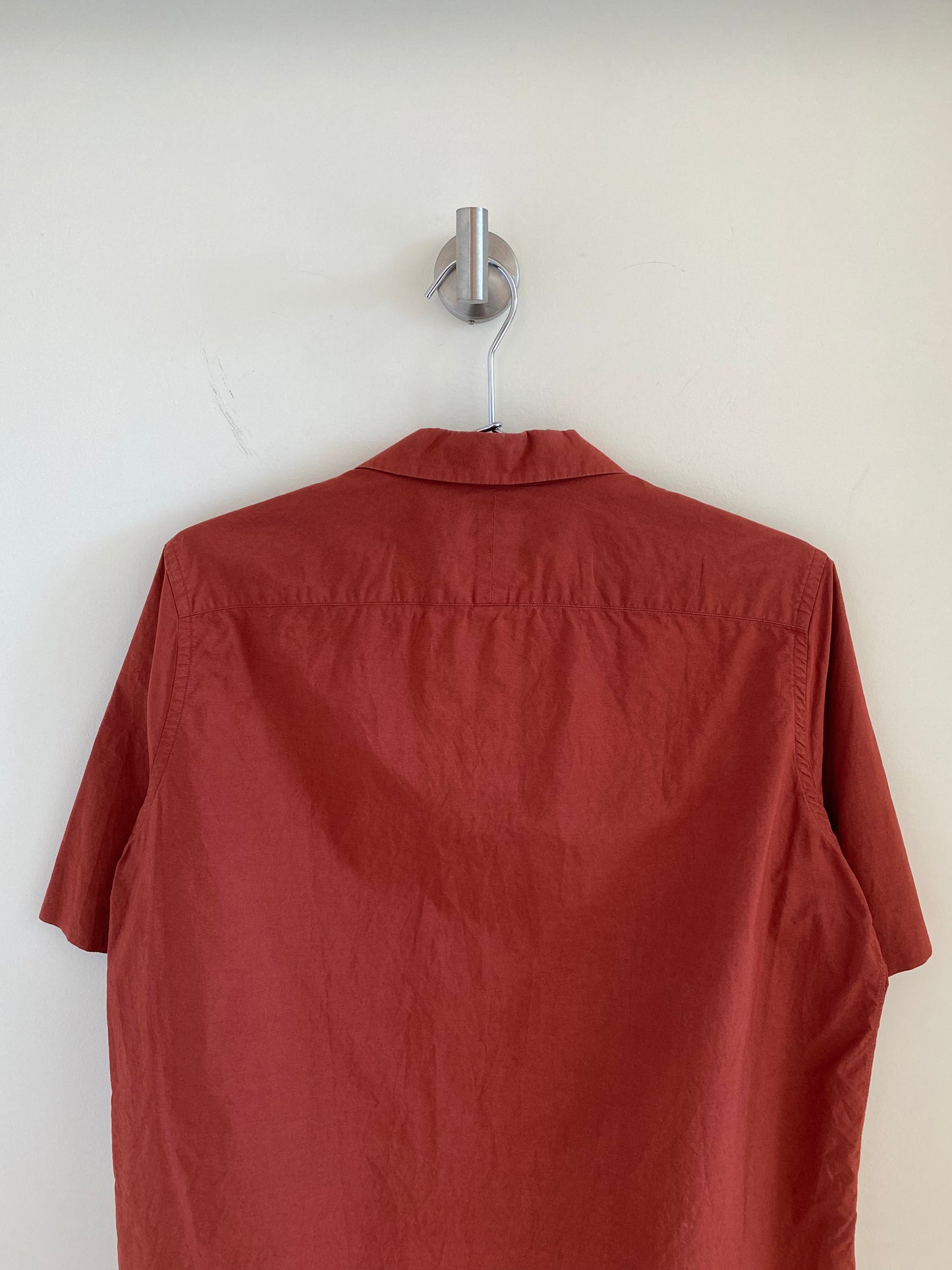 Auralee Selvedge Cotton Shirt Rust