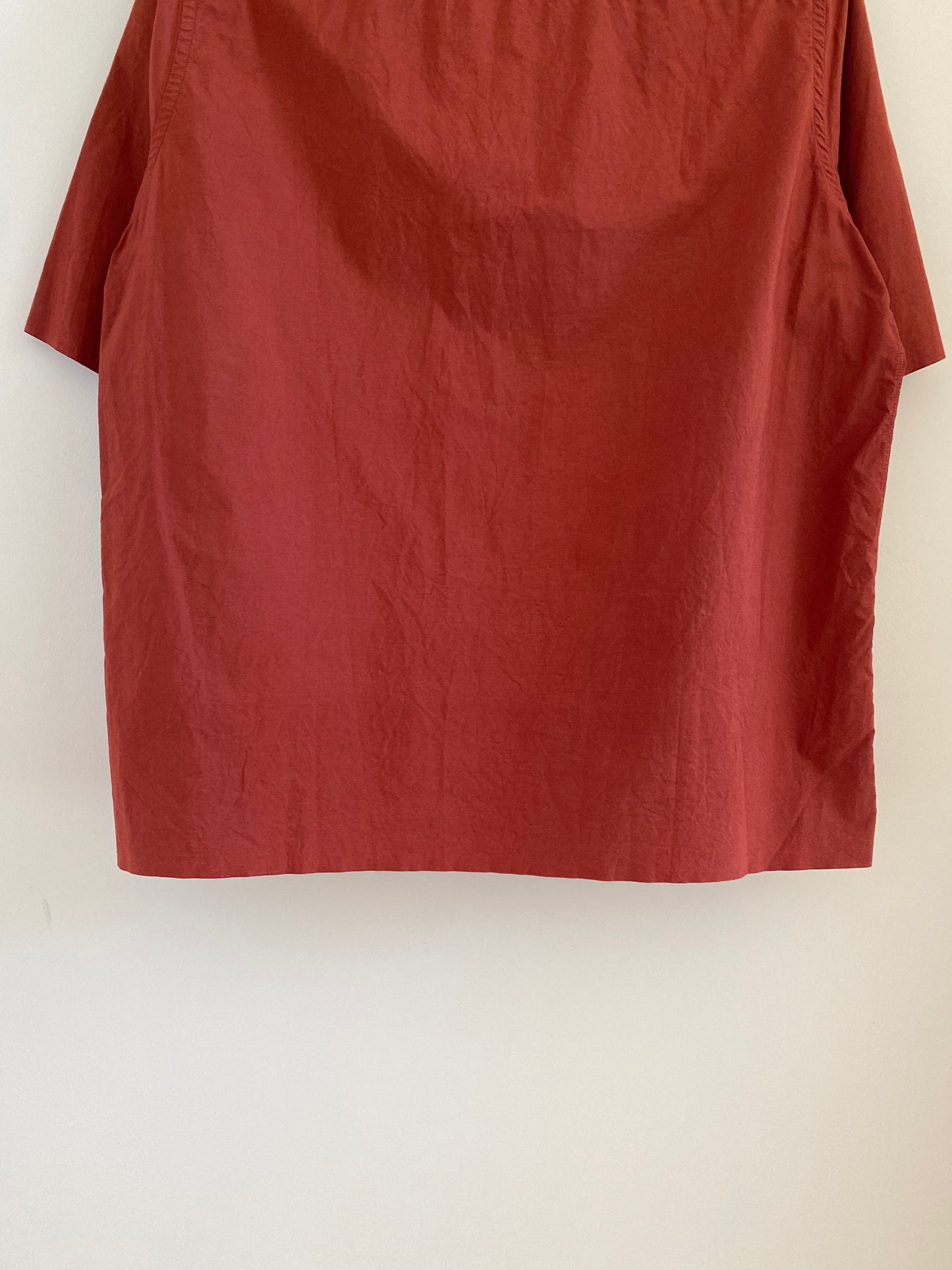 Auralee Selvedge Cotton Shirt Rust