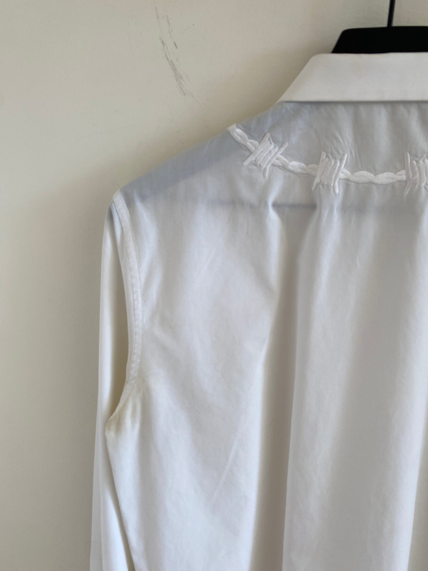 Givenchy by Tischi 2016 Barbed Wire Button-Up Shirt