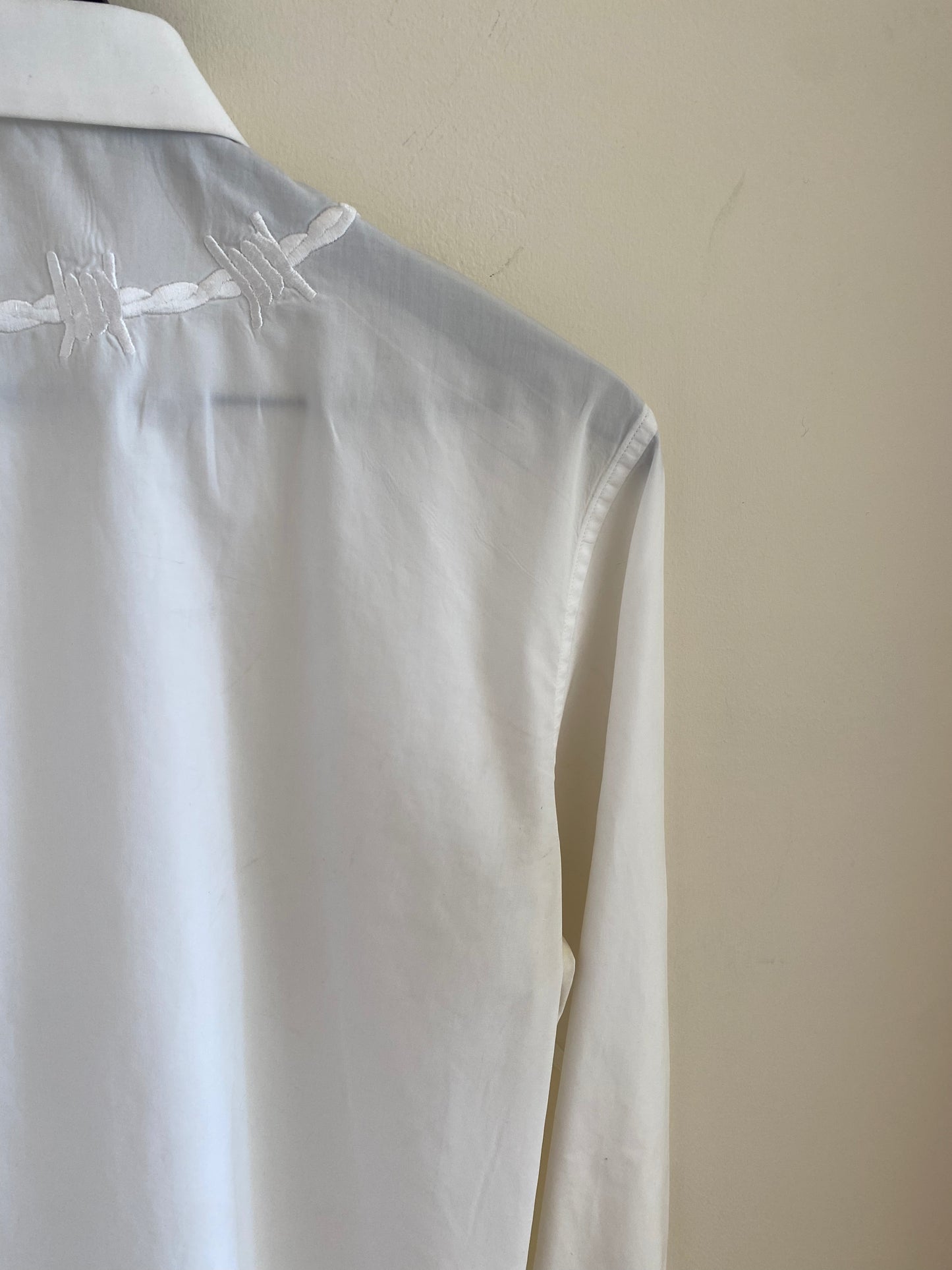 Givenchy by Tischi 2016 Barbed Wire Button-Up Shirt