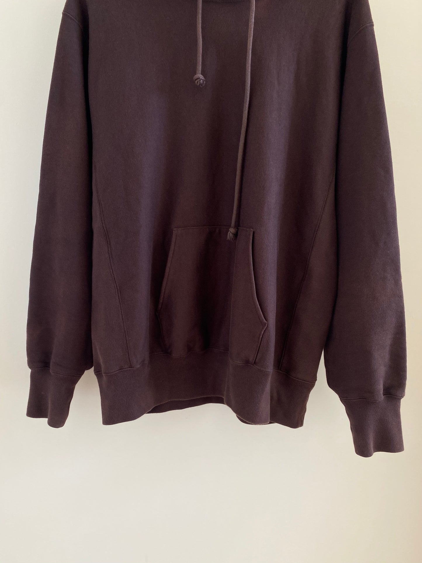 Auralee Heavyweight Hoodie Brown