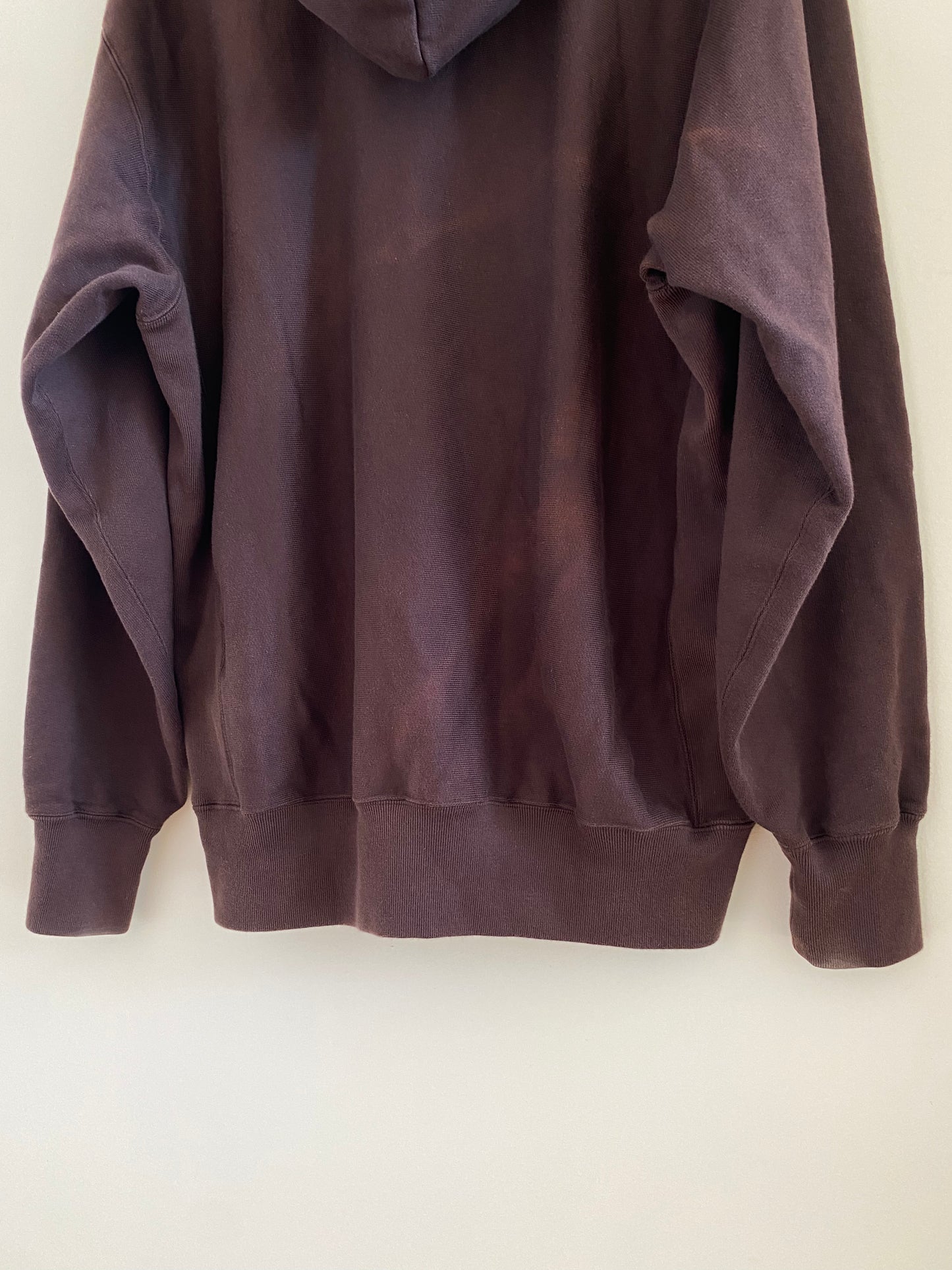 Auralee Heavyweight Hoodie Brown