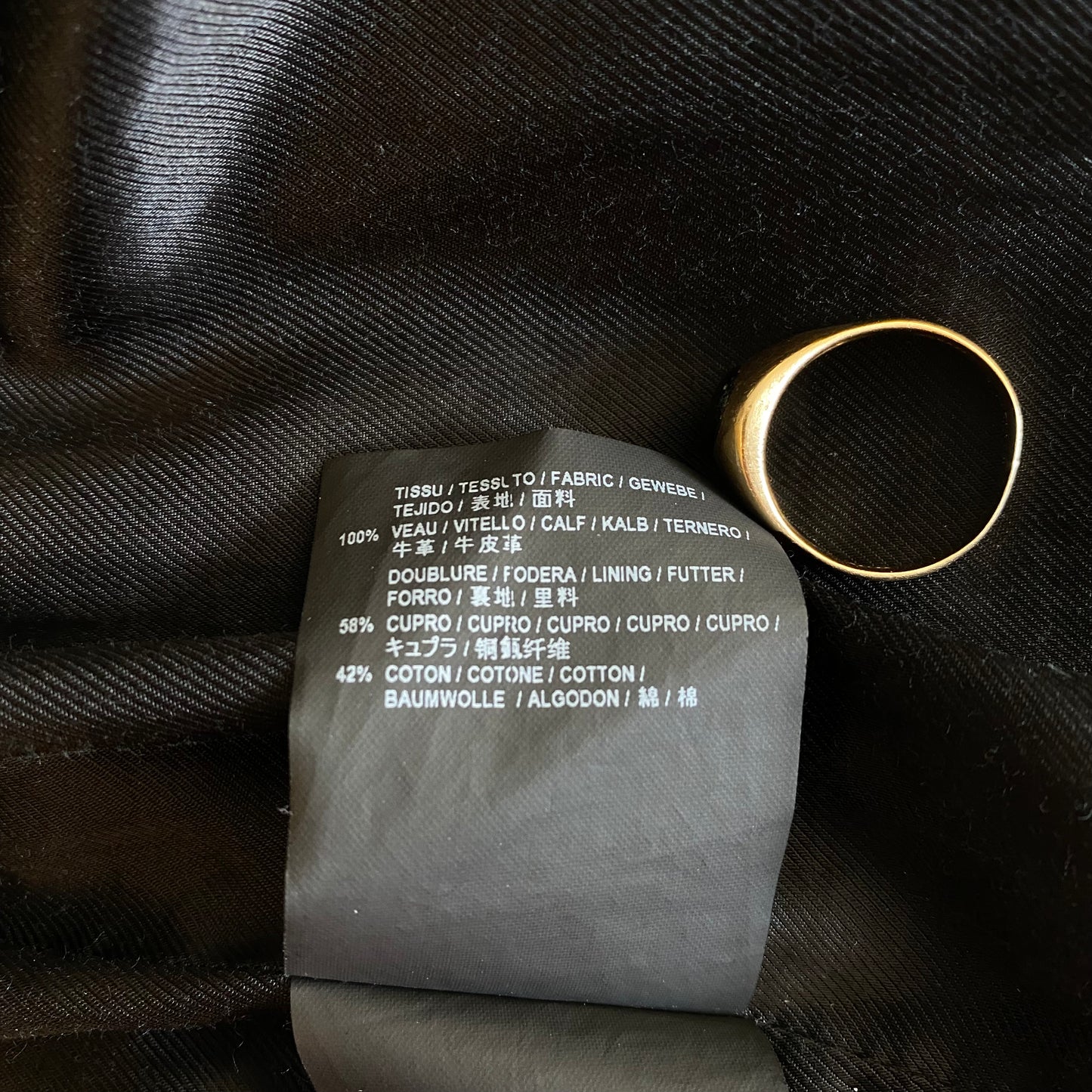 Saint Laurent Paris Leather Rider Jacket