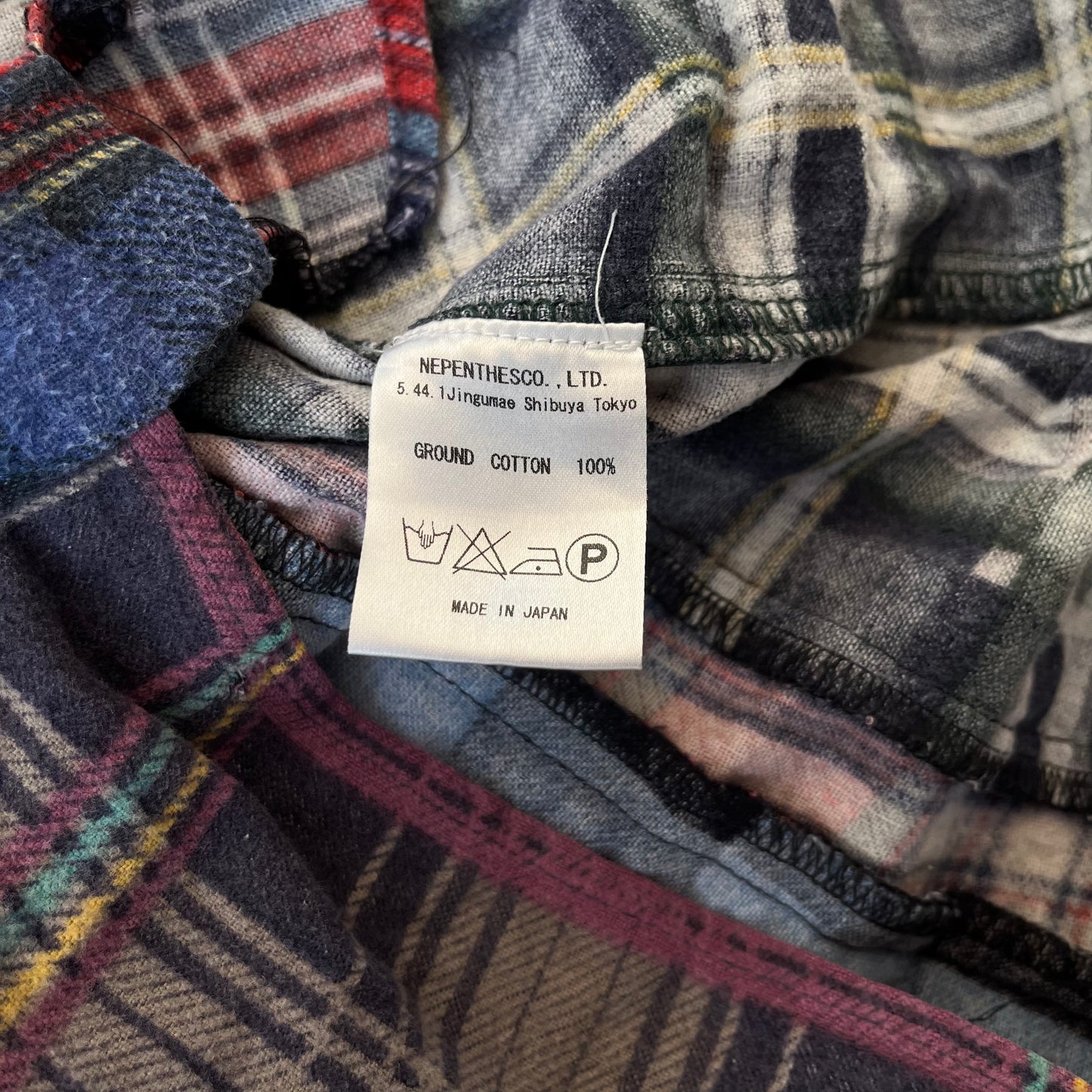 Rebuild By Needles Reconstructed Flannel Shirt
