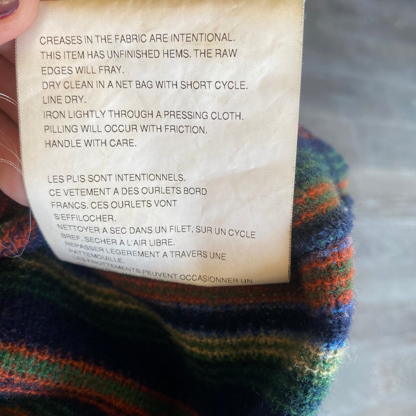 Comme des Garcons Junya Watanabe Terry Striped Longsleeve