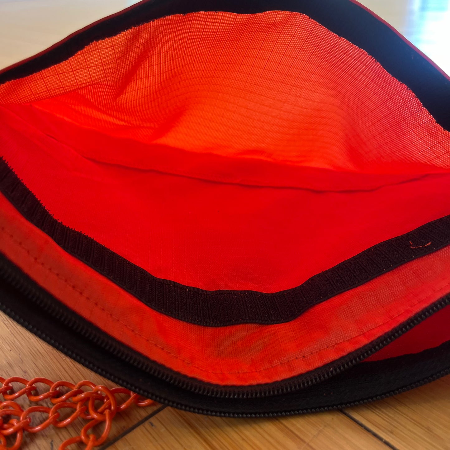 Kapital Orange Nylon Shoulder Bag