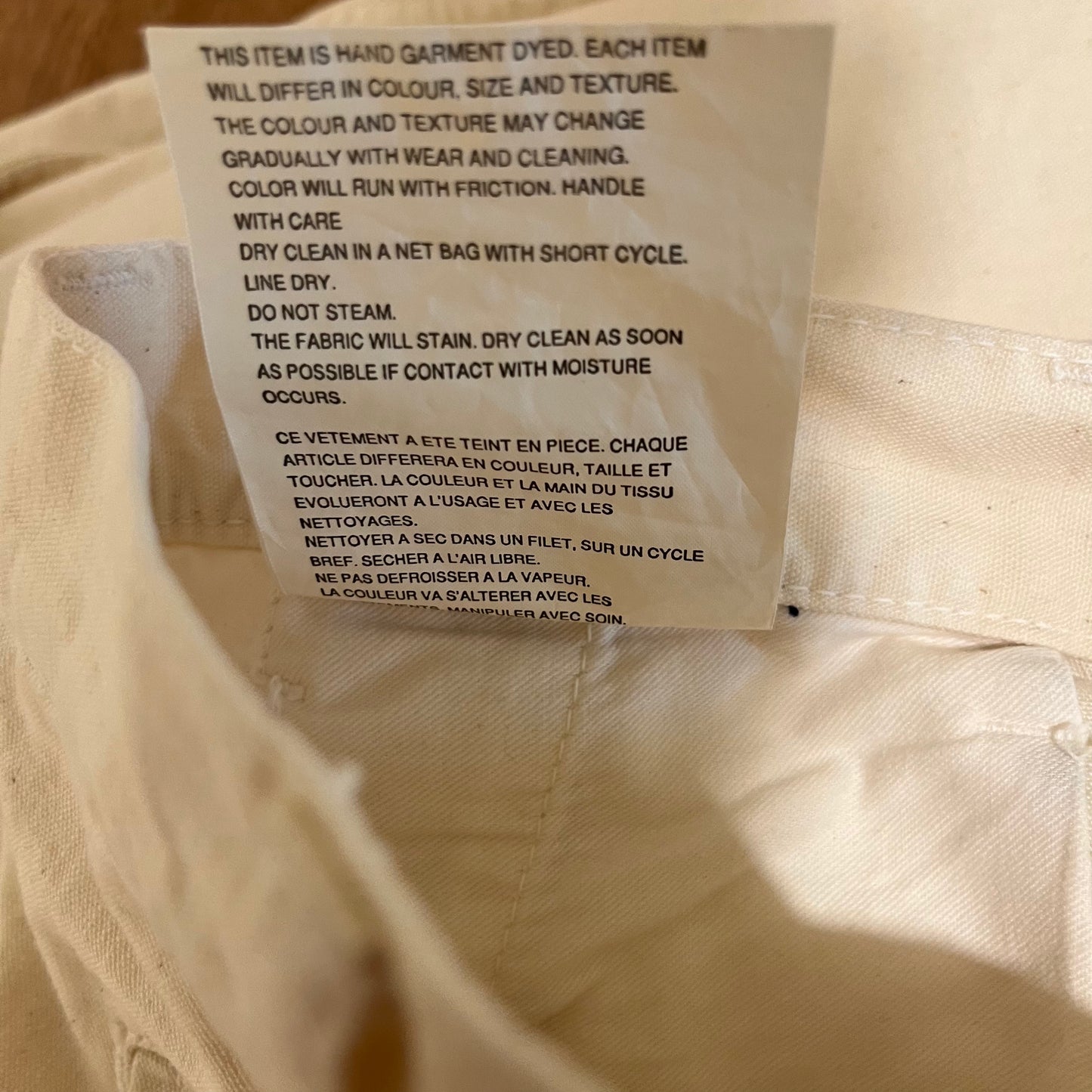 Comme des Garçons Homme Linen 2003 Suit Set