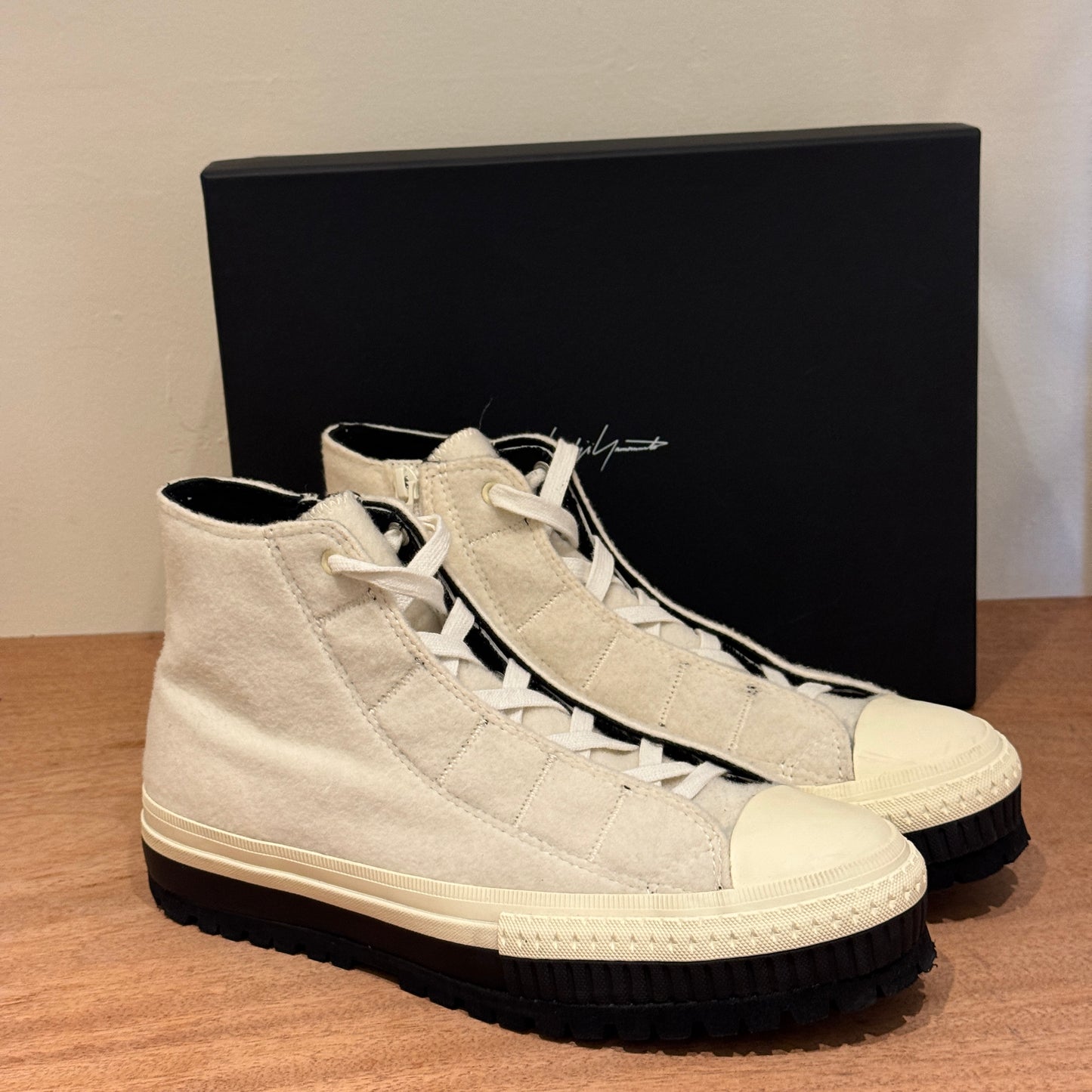 Yohji Yamamoto Pour Homme Wool Mosser Beacer High