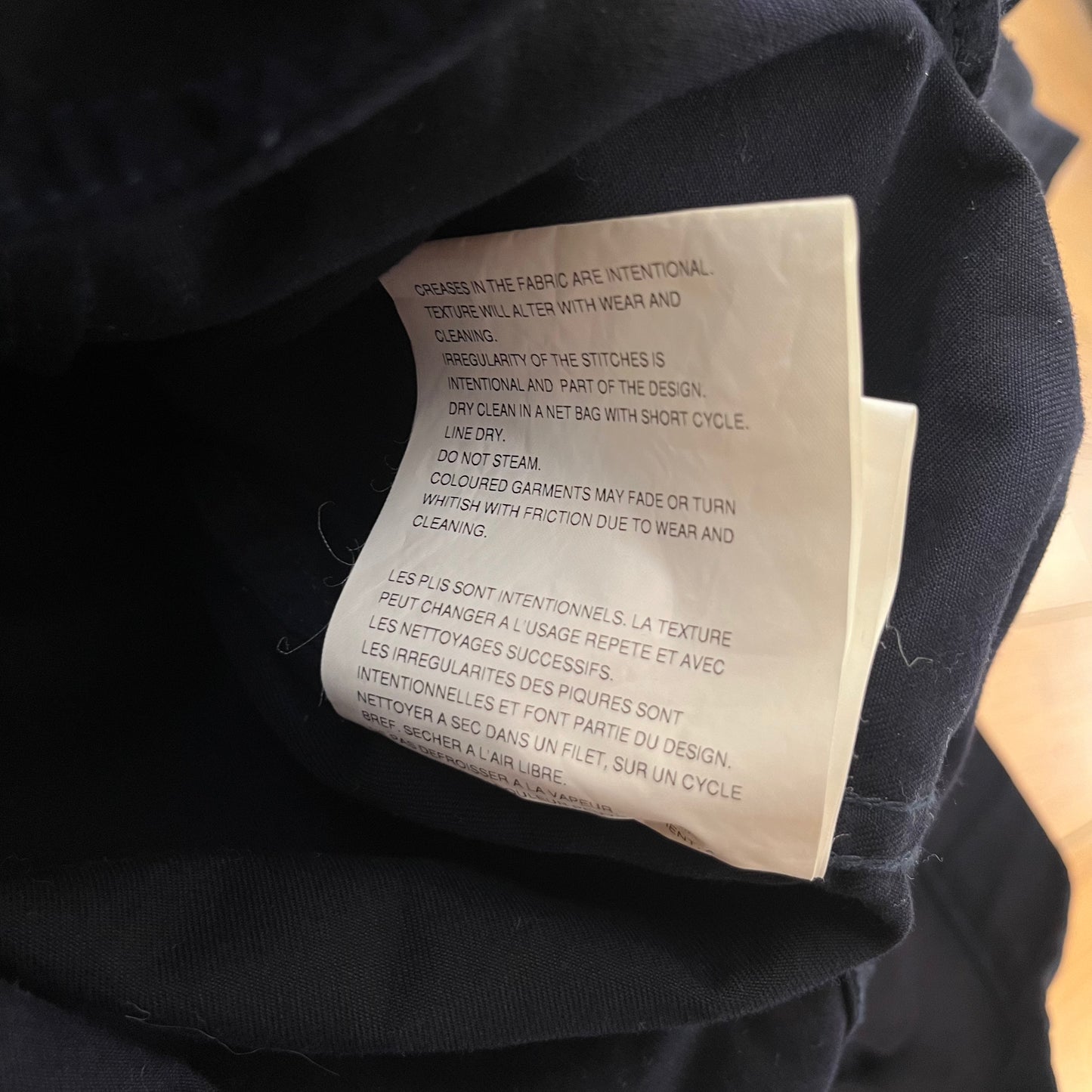 Comme des Garçons Homme Cotton Trench Coat