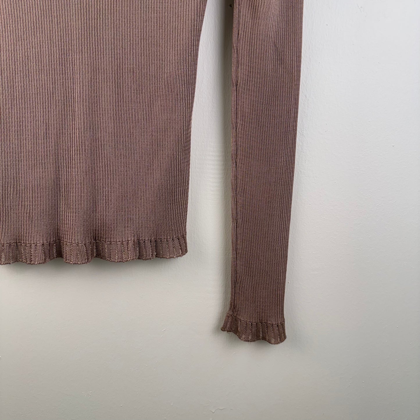 Yves Saint Laurent Rive Gauche V-Neck Knit Sweater