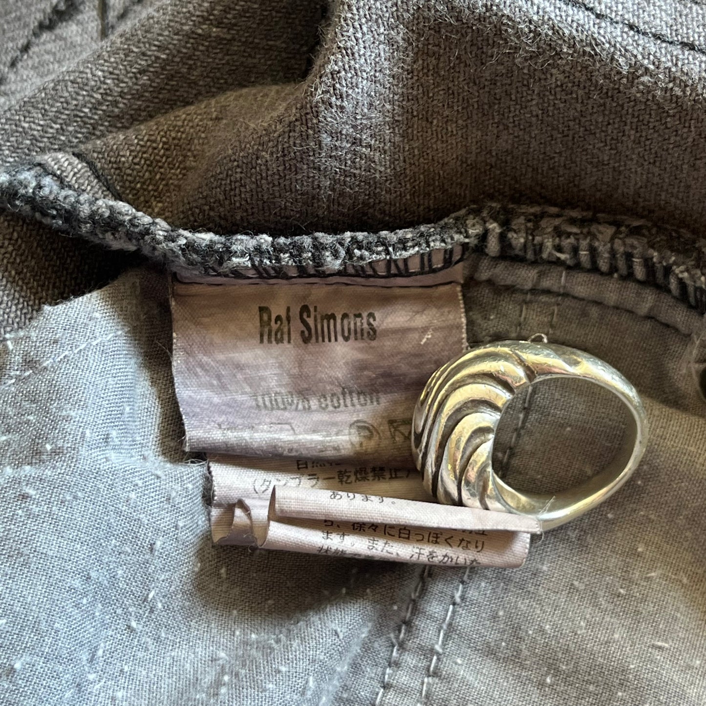 Raf Simons AW 03'-04' Grey Wash Denim Jeans