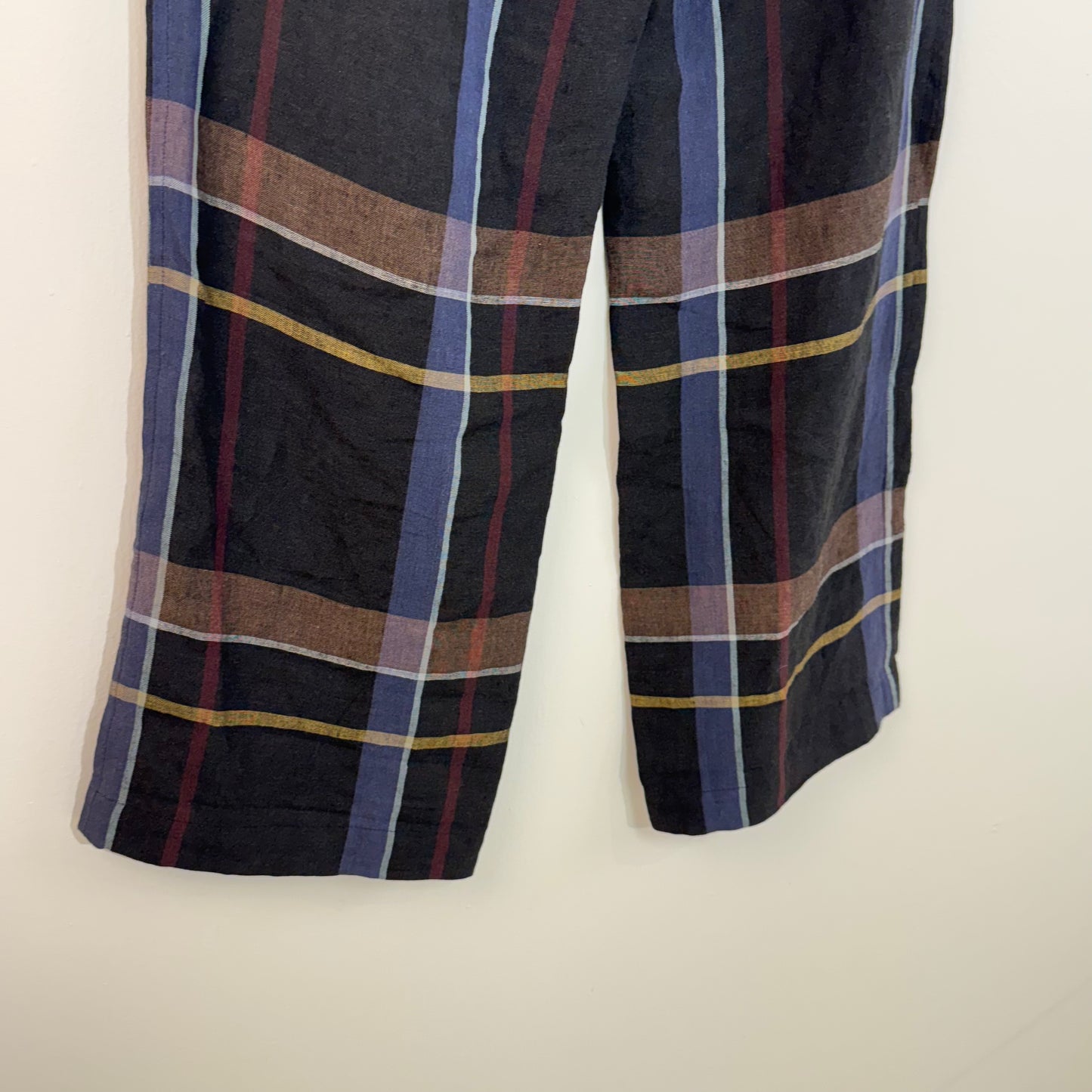 Y's Yohji Yamamoto Linen Check Pants
