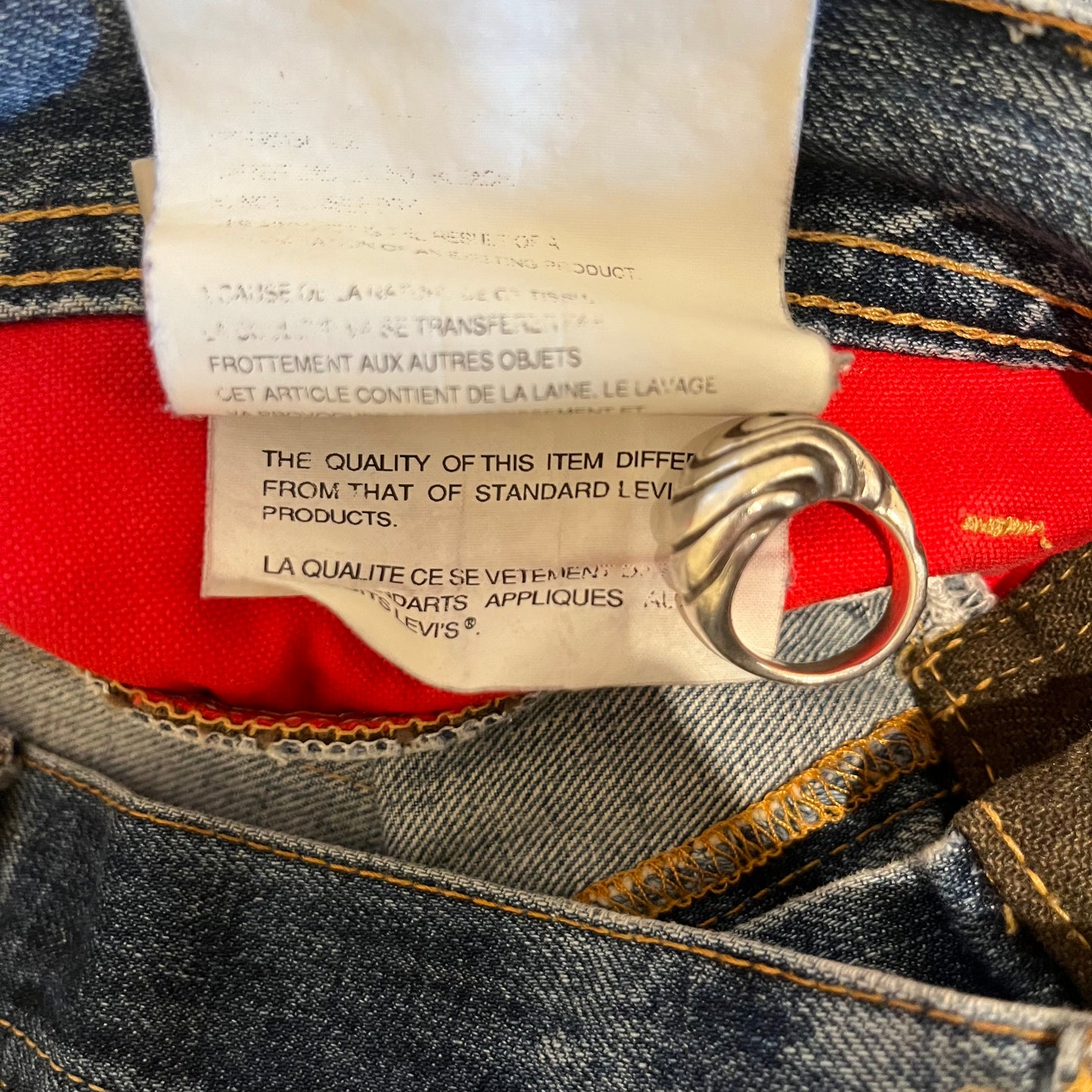 Comme des Garcons Levis Junya Watanabe 2010 Remake Denim