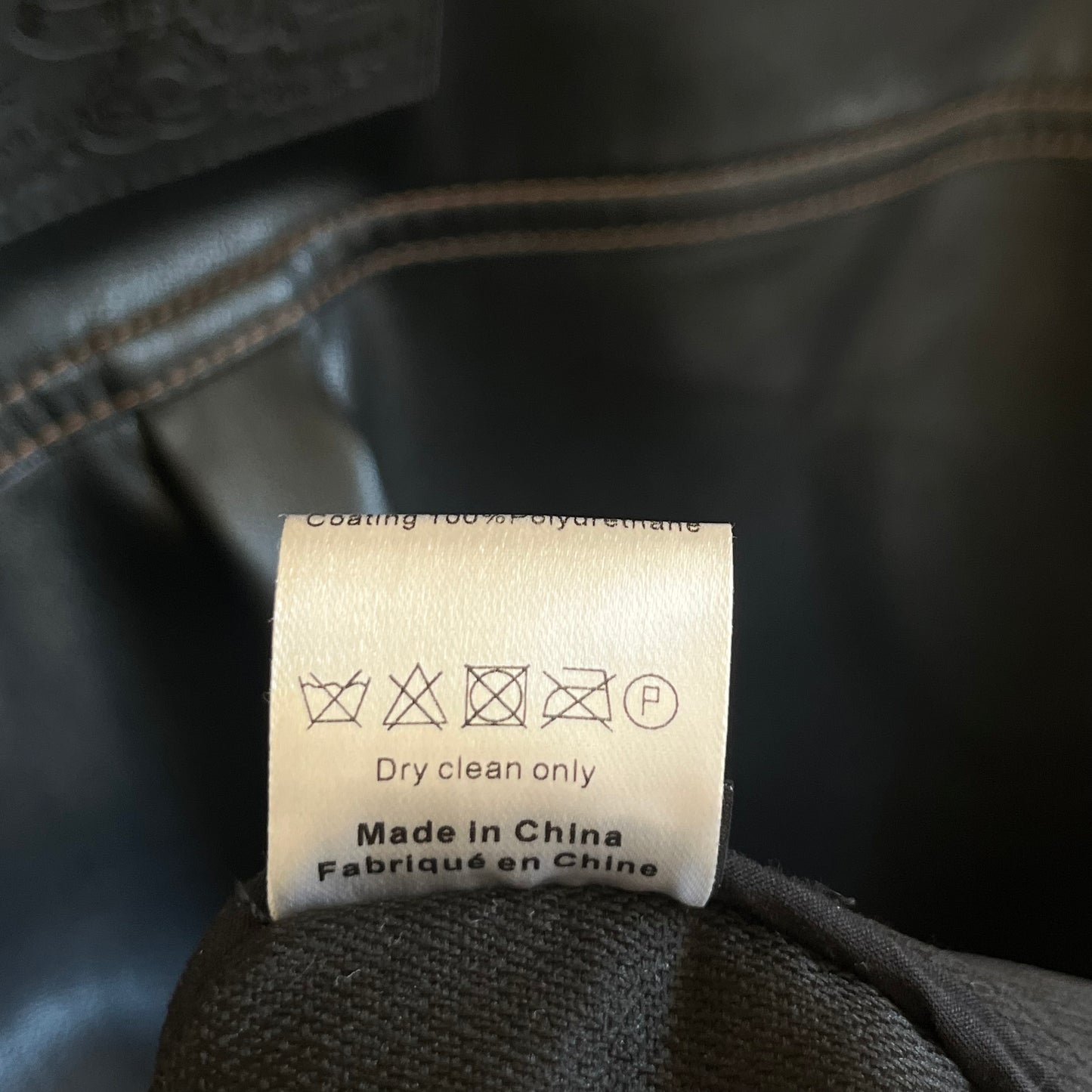 Y/Project Hook Eye Faux Leather Shirt