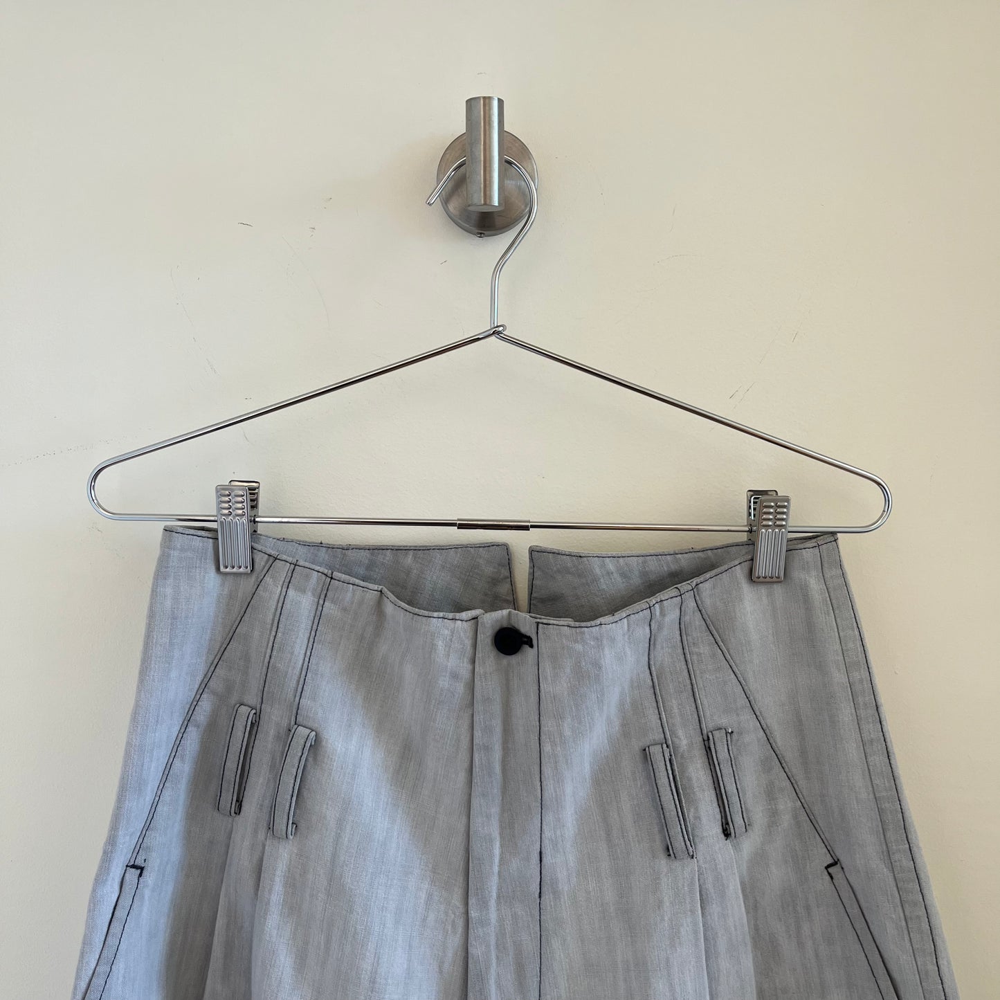 Y's Inverted Pleated Shorts