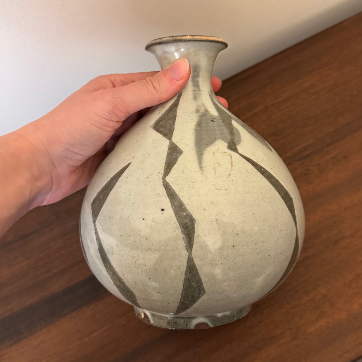 Tsuboya Ware Ceramic Tokkuri Vase