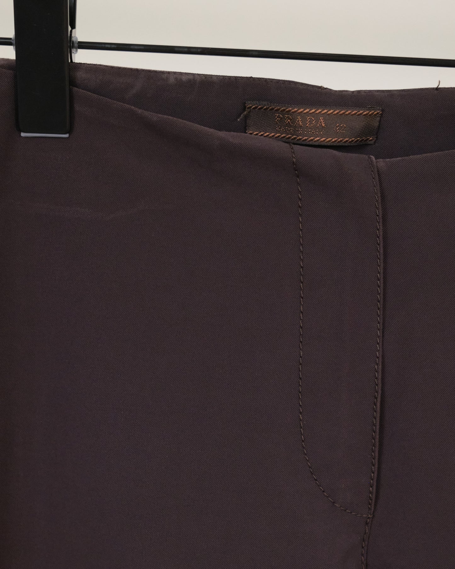 Prada Nylon Rubber Stretch Pants