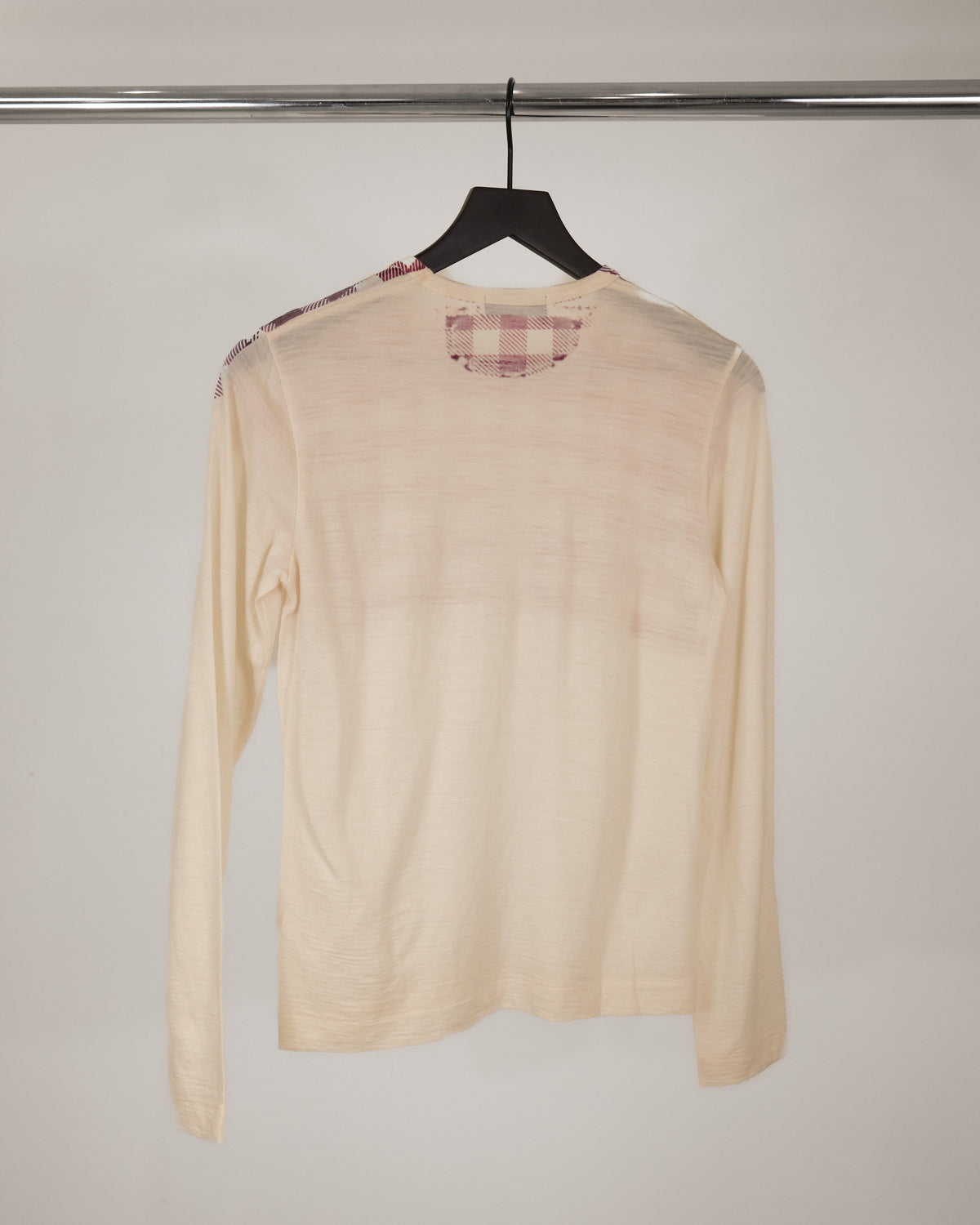 Comme des Garcons tricot Gingham Long Sleeve