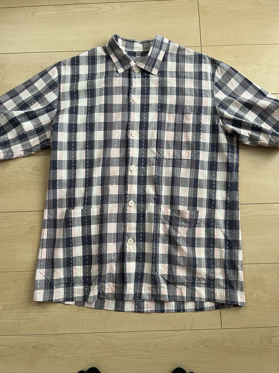 Comme des Garcons Homme Block Check Short Sleeve Shirt