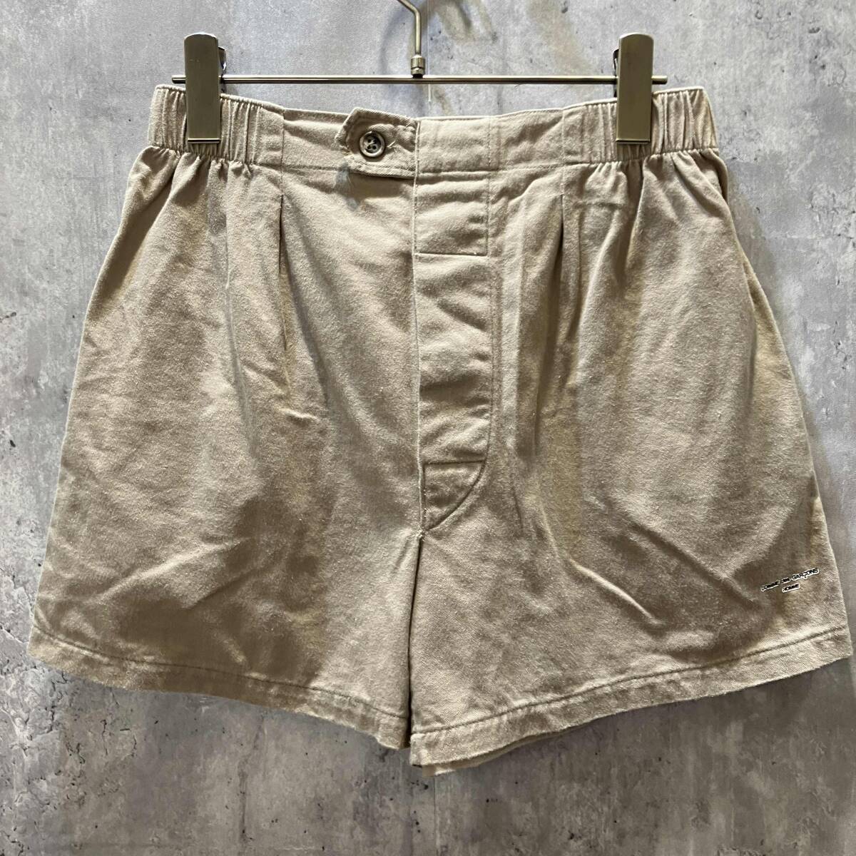 Comme Des Garcons Homme Logo Shorts